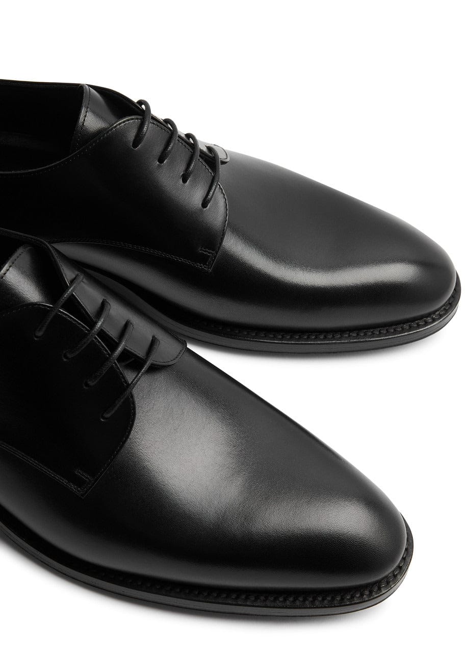 Saint Laurent Adrien Leather Derby Shoes
