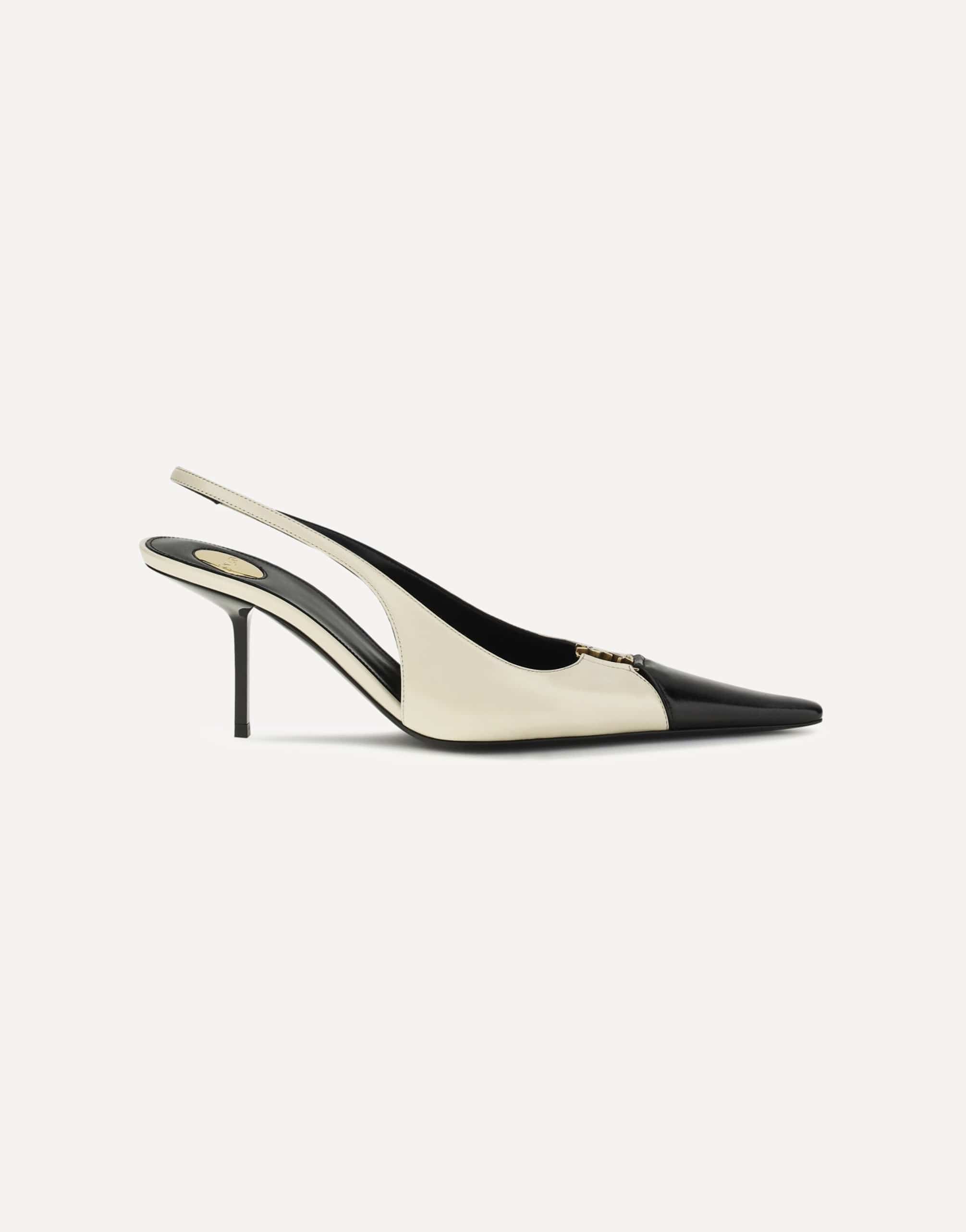 Saint Laurent Babylone Breteuil Open-Back Pumps