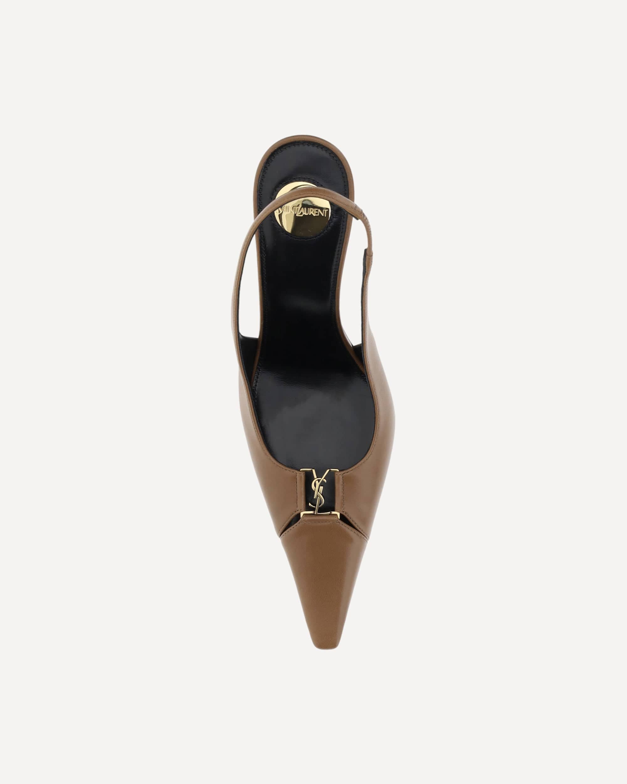 Saint Laurent Babylone Leather Pumps