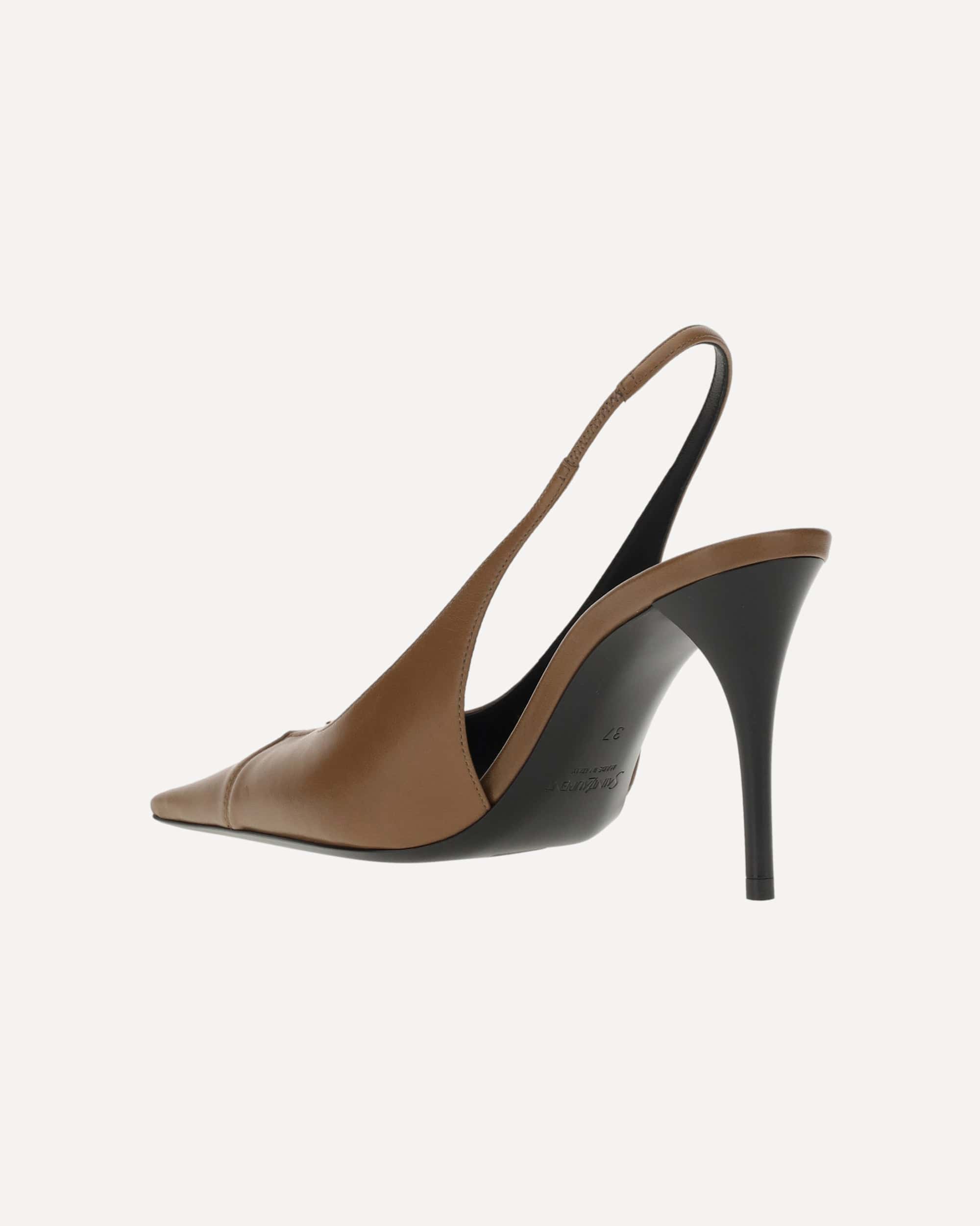 Saint Laurent Babylone Leather Pumps