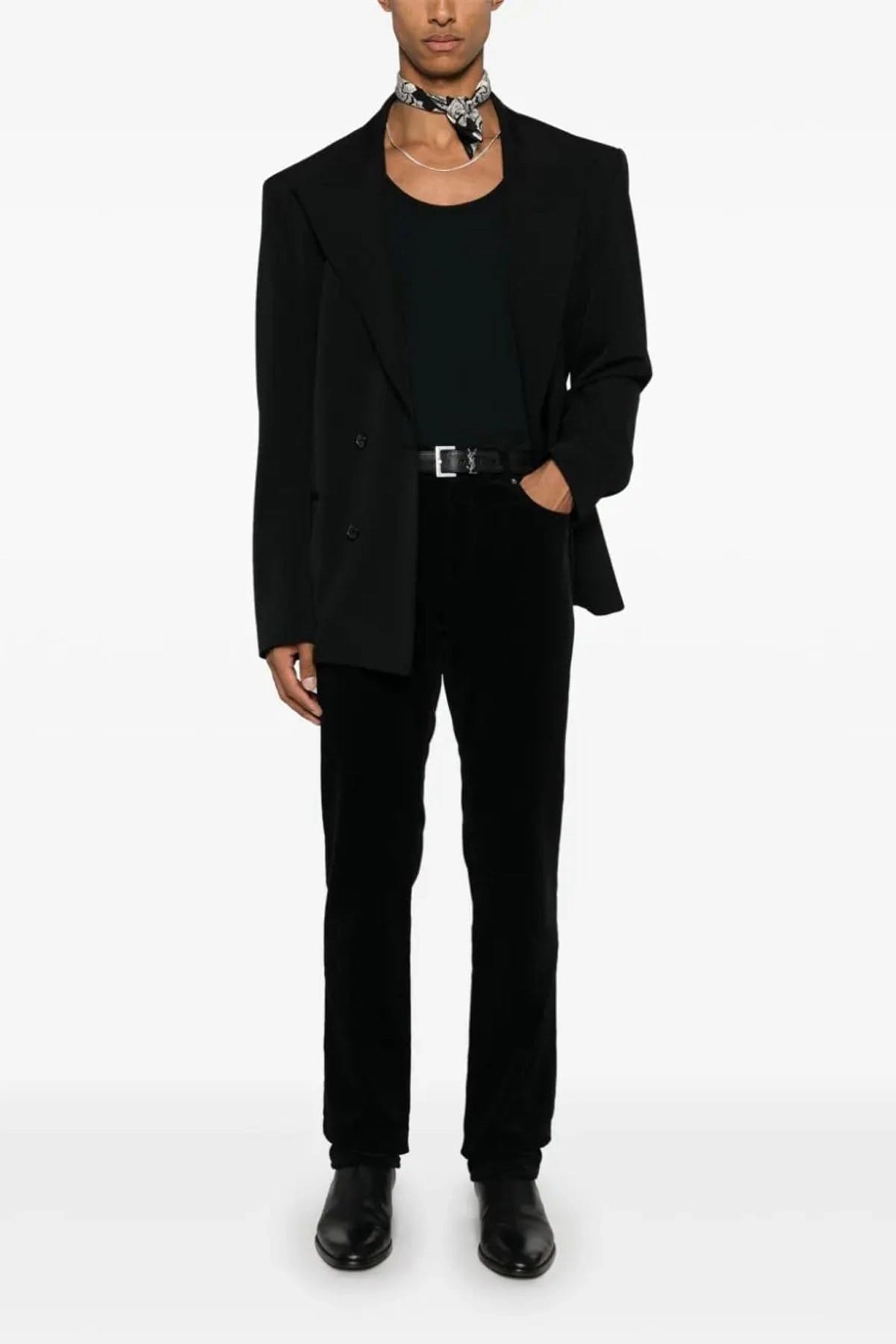 Saint Laurent Saint Laurent Black Corduroy Trousers