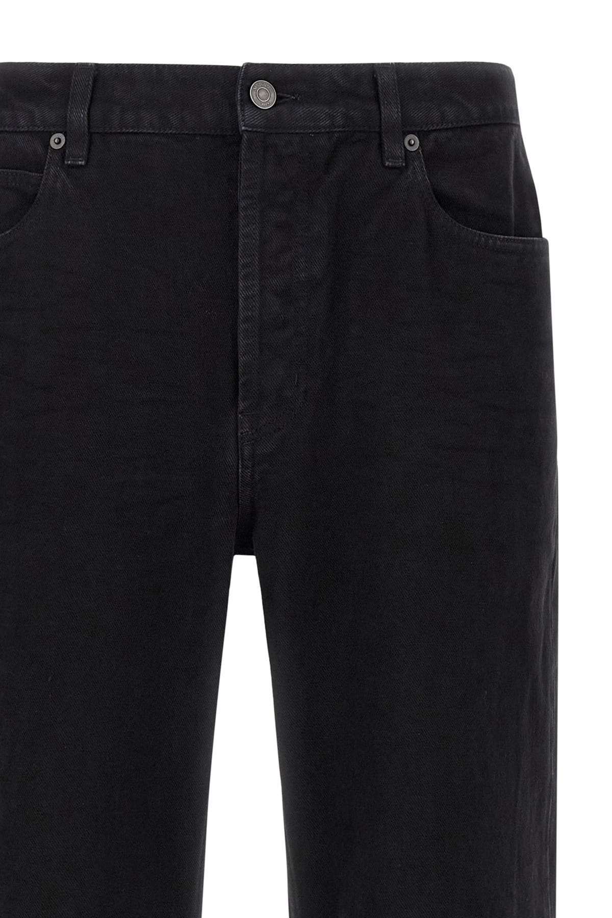 Saint Laurent Saint Laurent Black Straight-Leg Denim Jeans