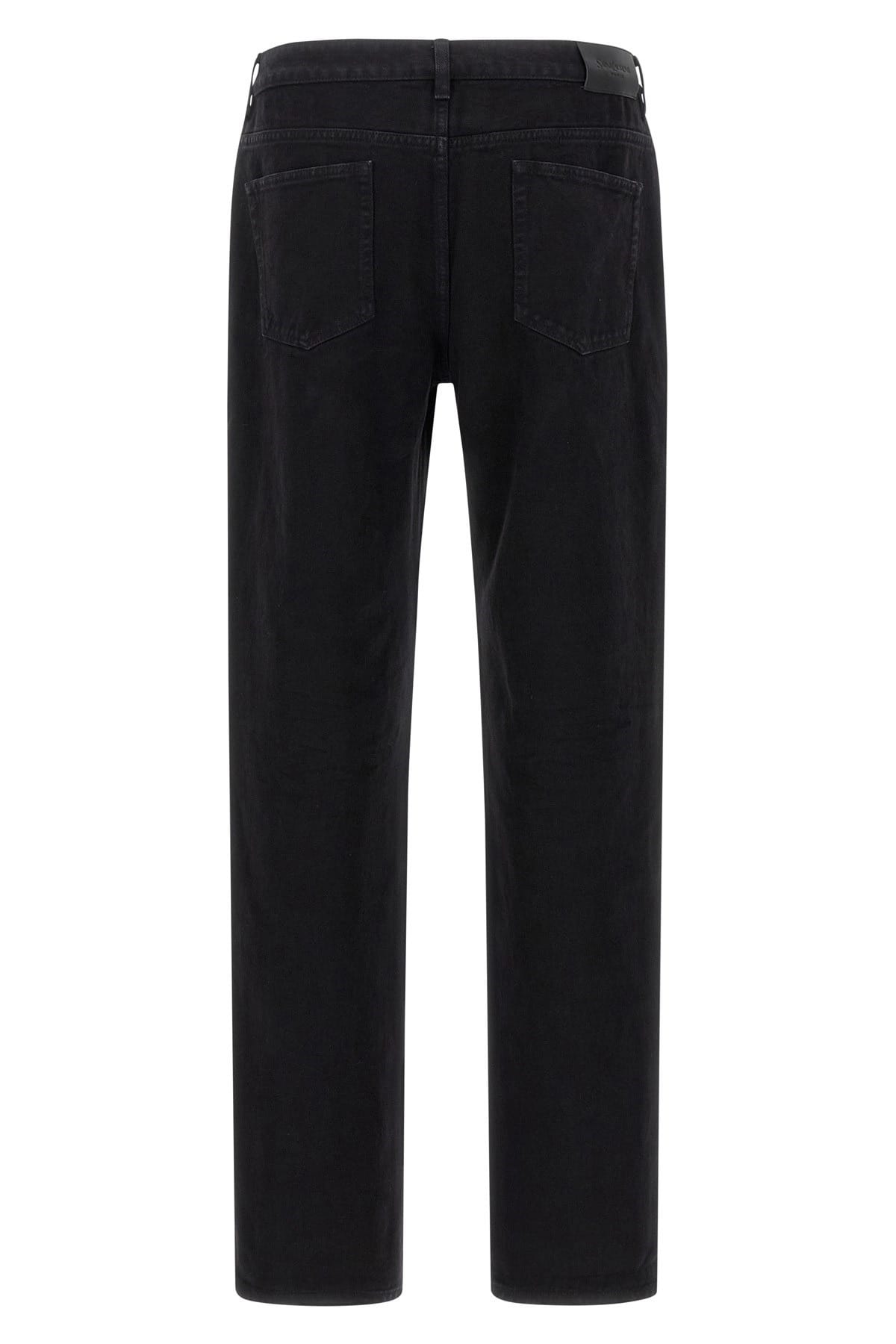 Saint Laurent Saint Laurent Black Straight-Leg Denim Jeans