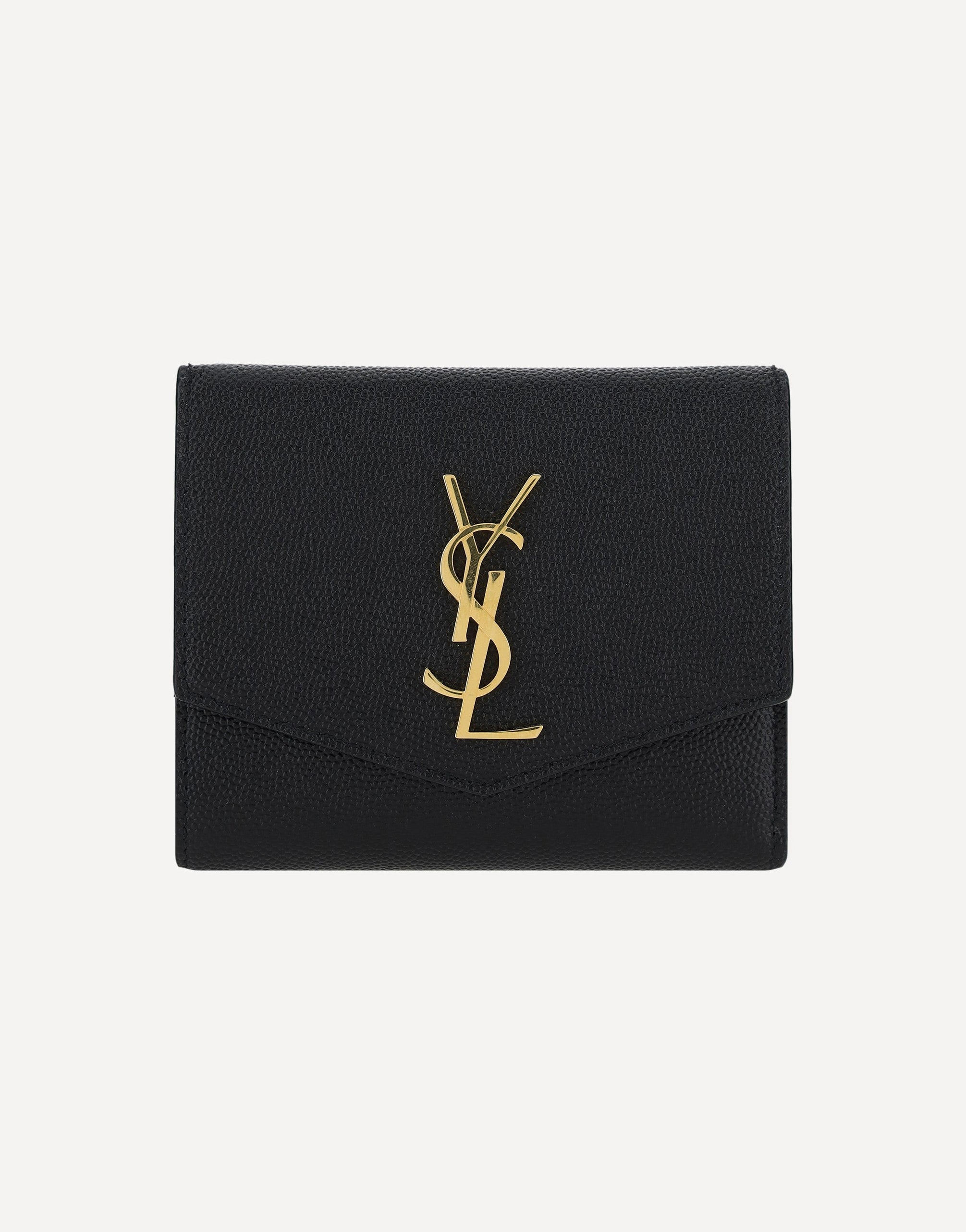 Portefeuille en cuir de veau Saint Laurent