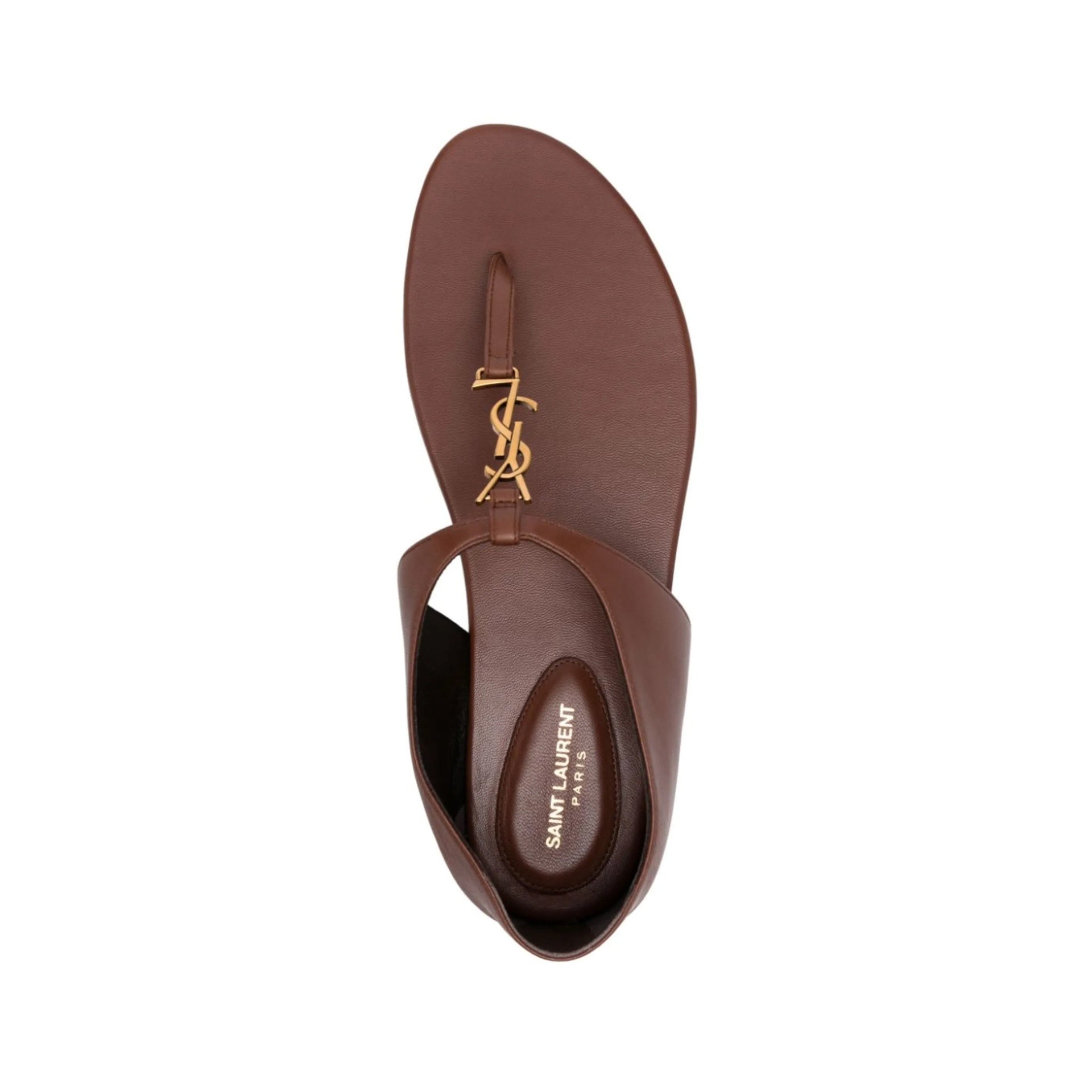Saint Laurent Sandalen mit Cassandra-Logoplakette