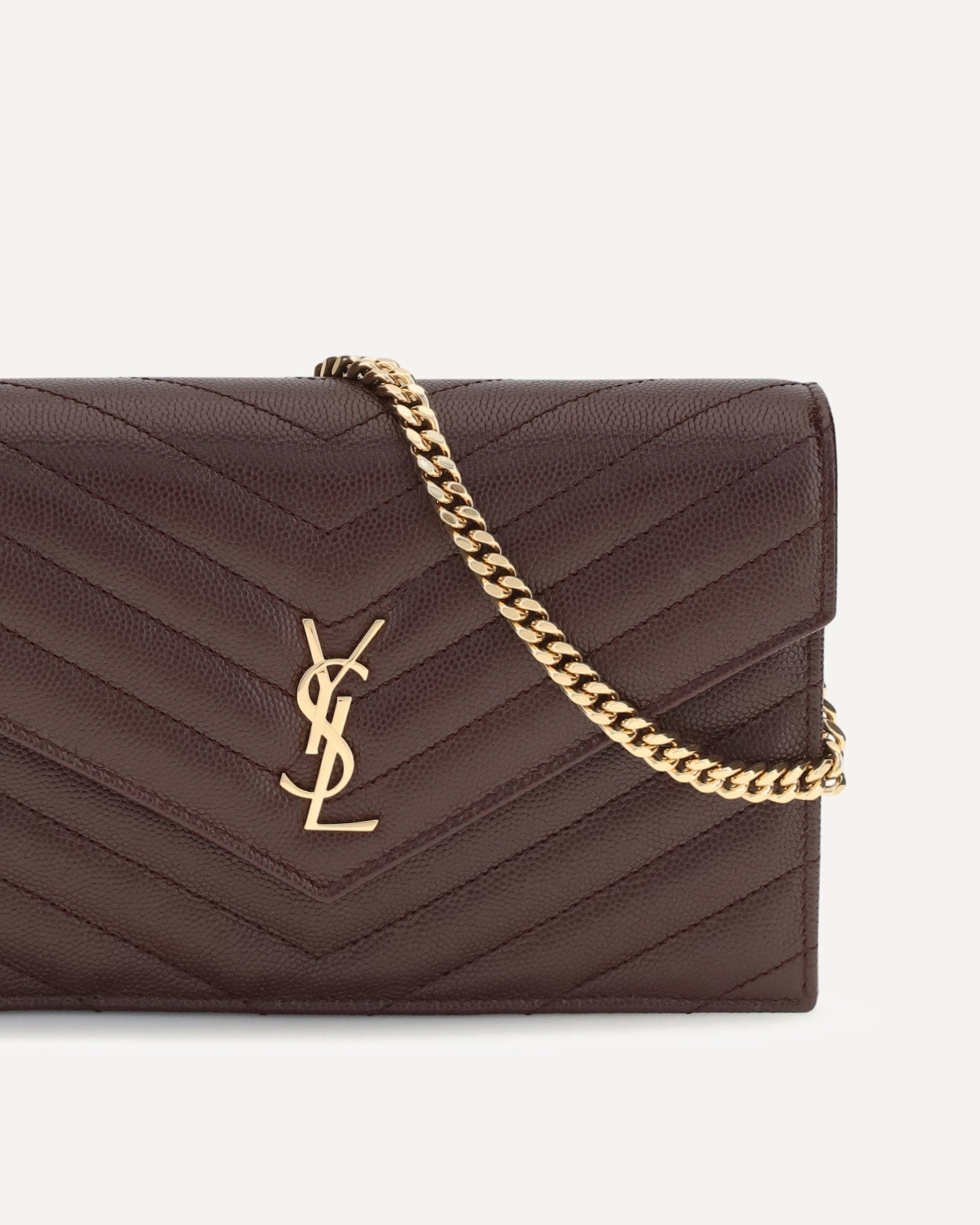 Saint Laurent Cassandre Chain Envelope Pouch