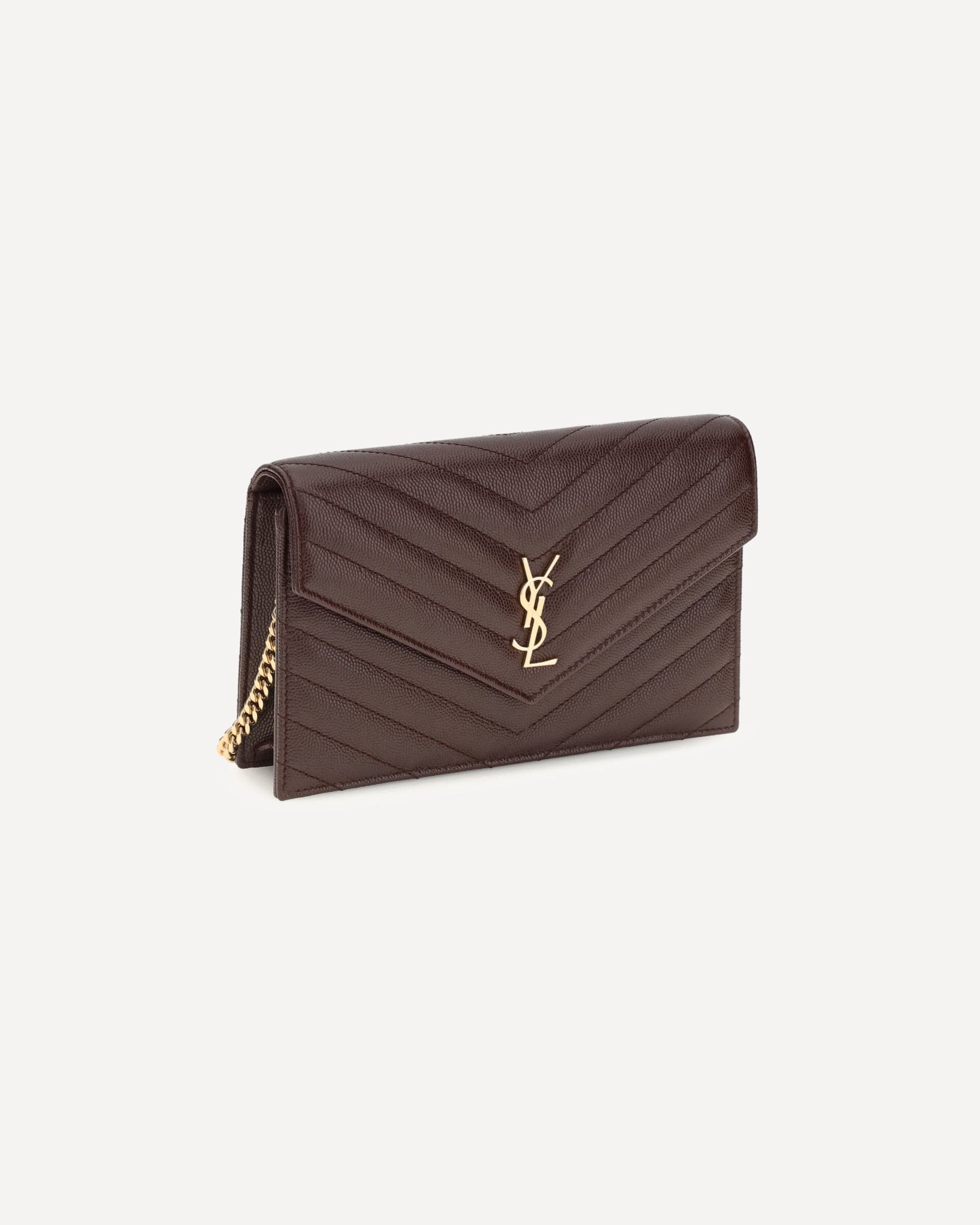 Saint Laurent Cassandre Chain Envelope Pouch - alternate view