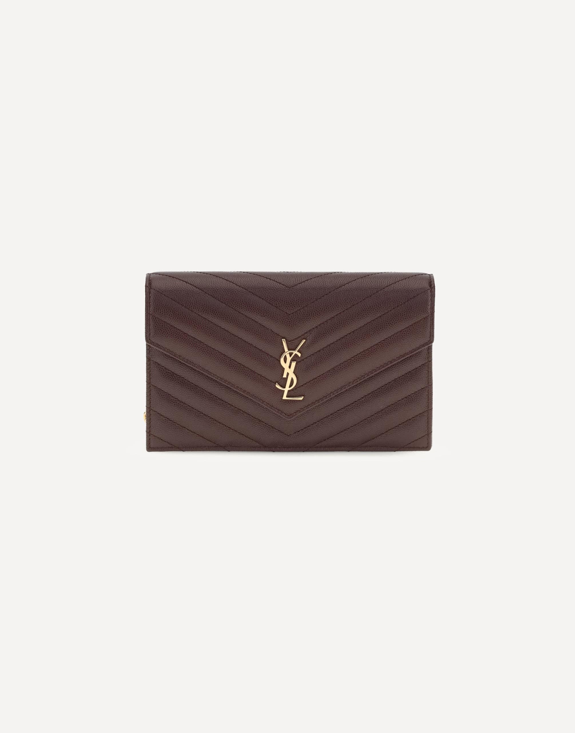 Saint Laurent Cassandre Chain Envelope Pouch