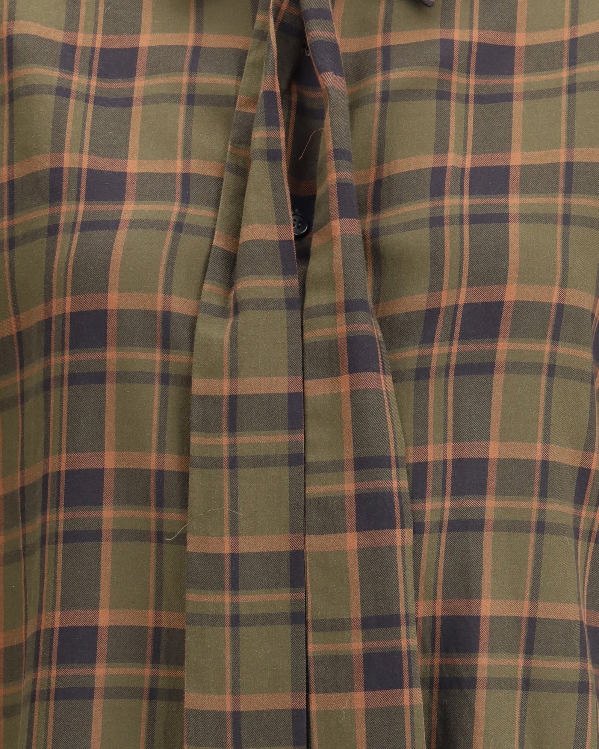Saint Laurent Cassandre Check Lavallière Shirt