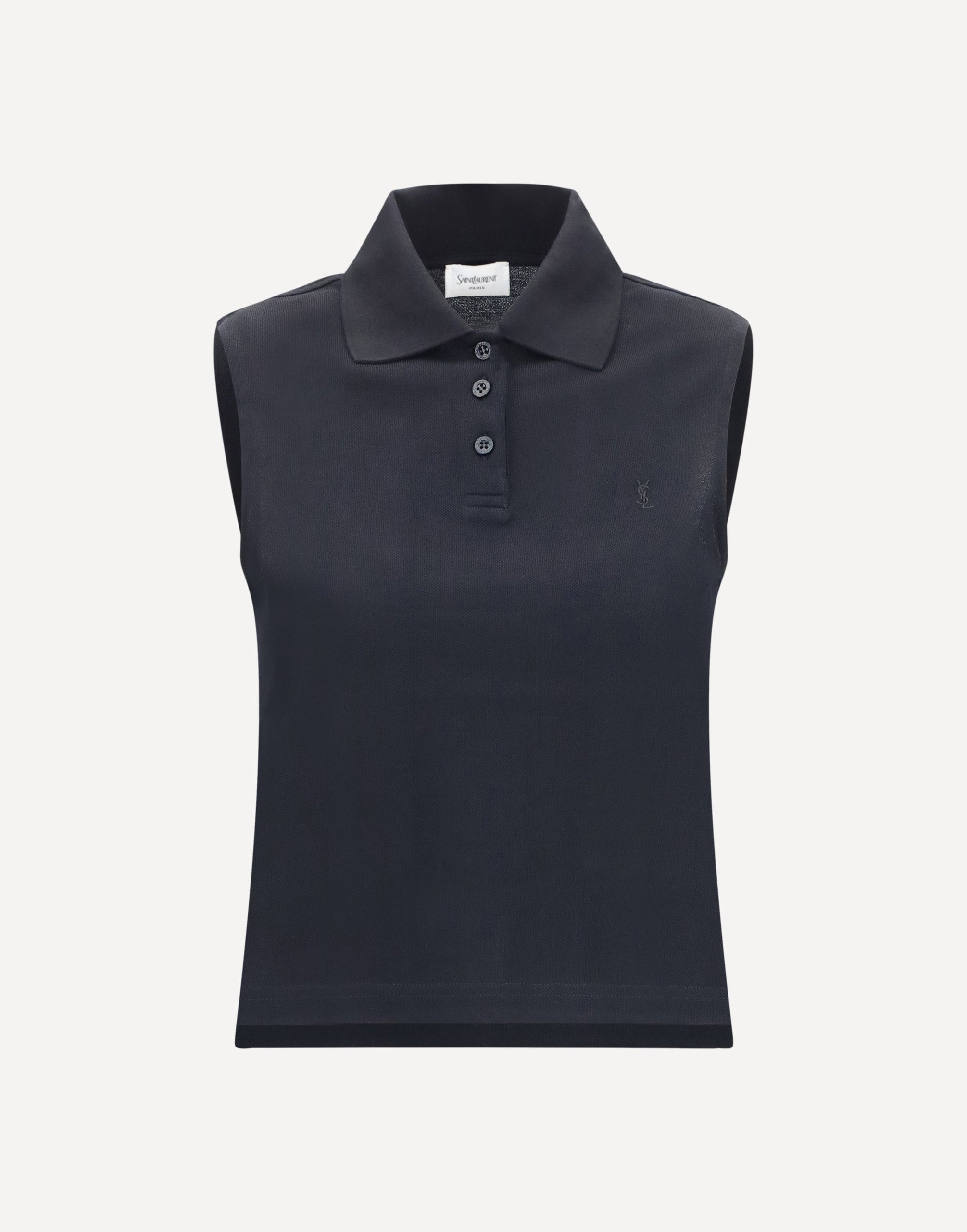 Saint Laurent Cassandre Piqué Polo