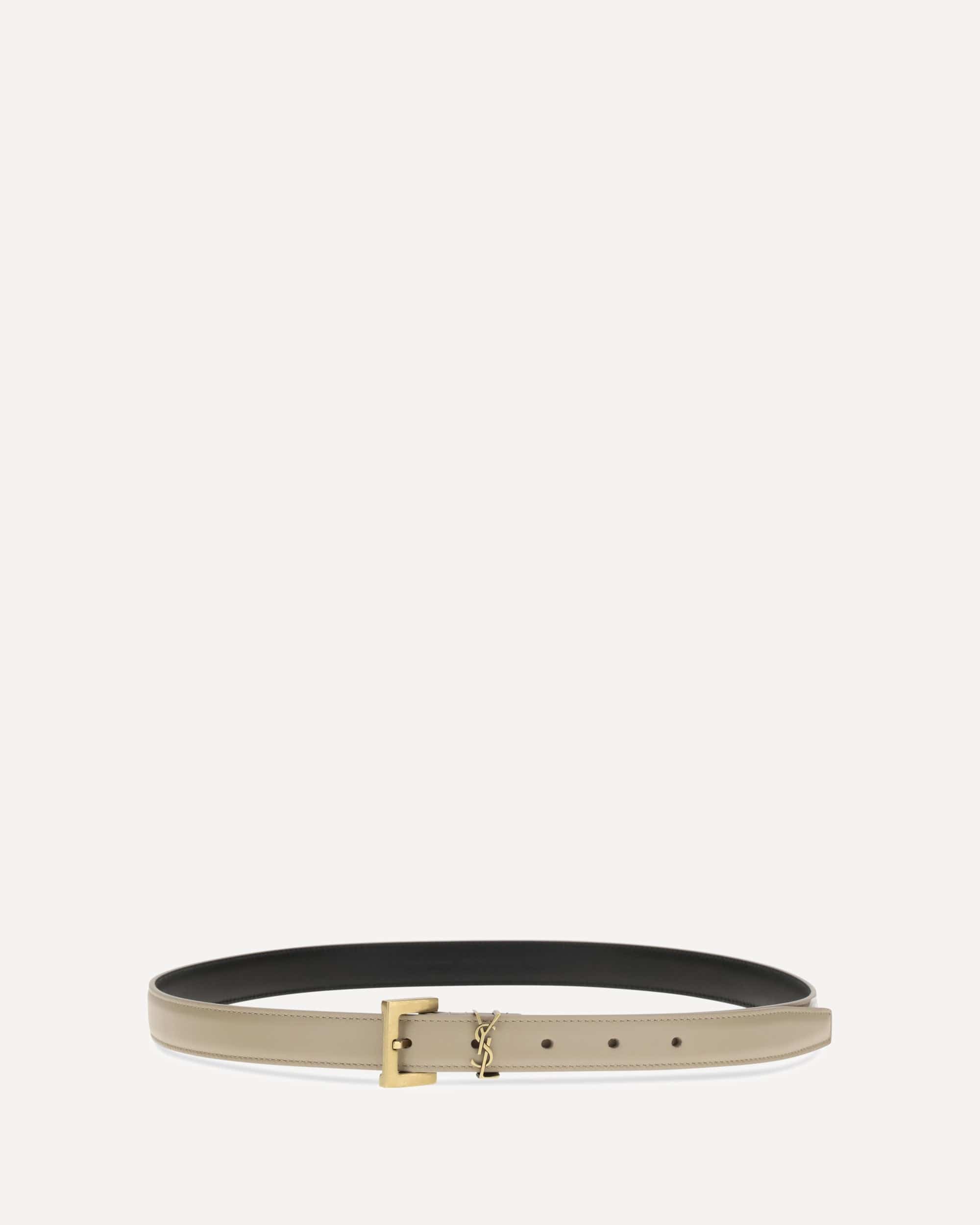 Saint Laurent Cassandre Slim Belt
