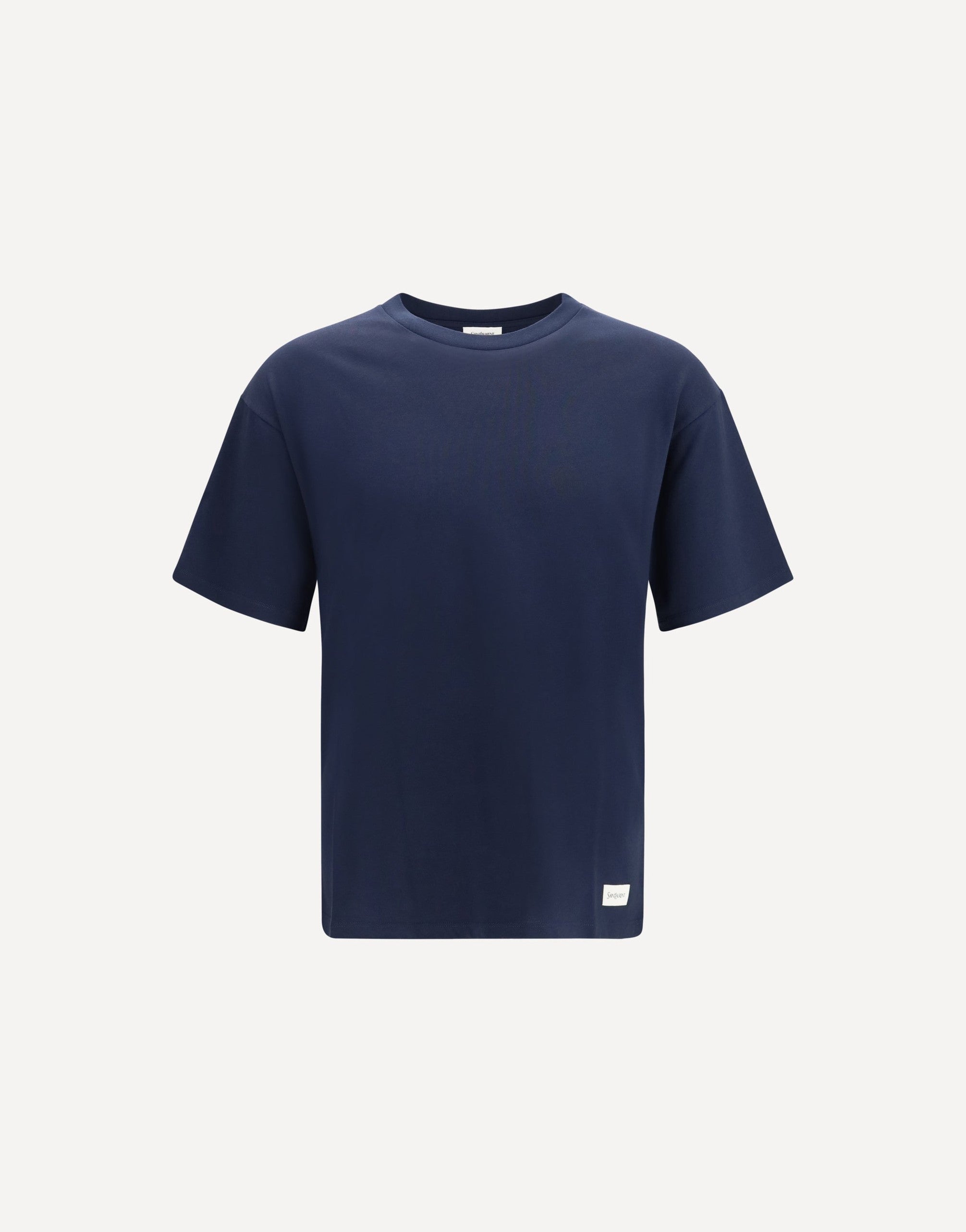 Saint Laurent Cotton Crewneck T-Shirt