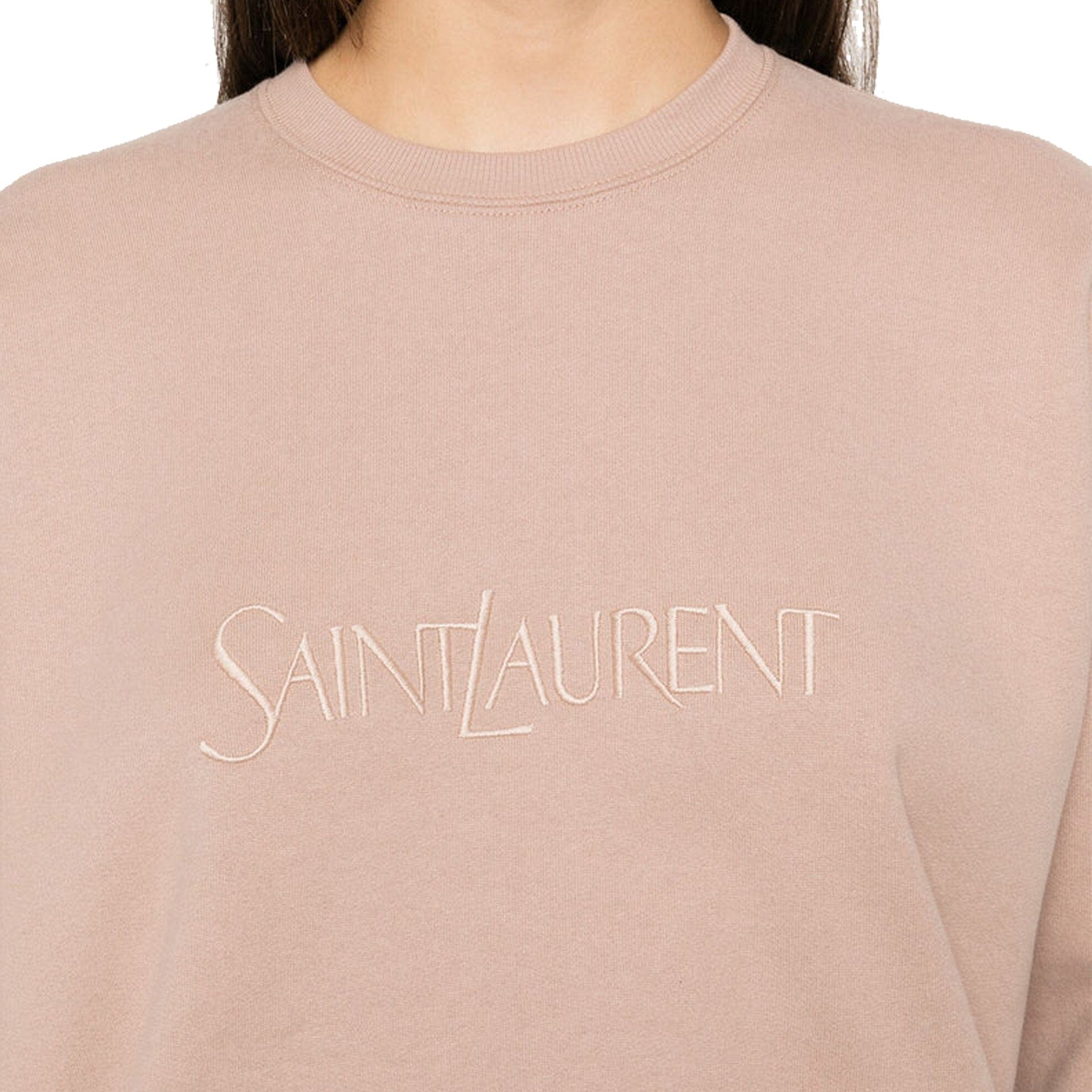 SAINT LAURENT グラフィックスウェット S Saint Laurent Cotton Logo Sweatshirt | Sendegaro NL