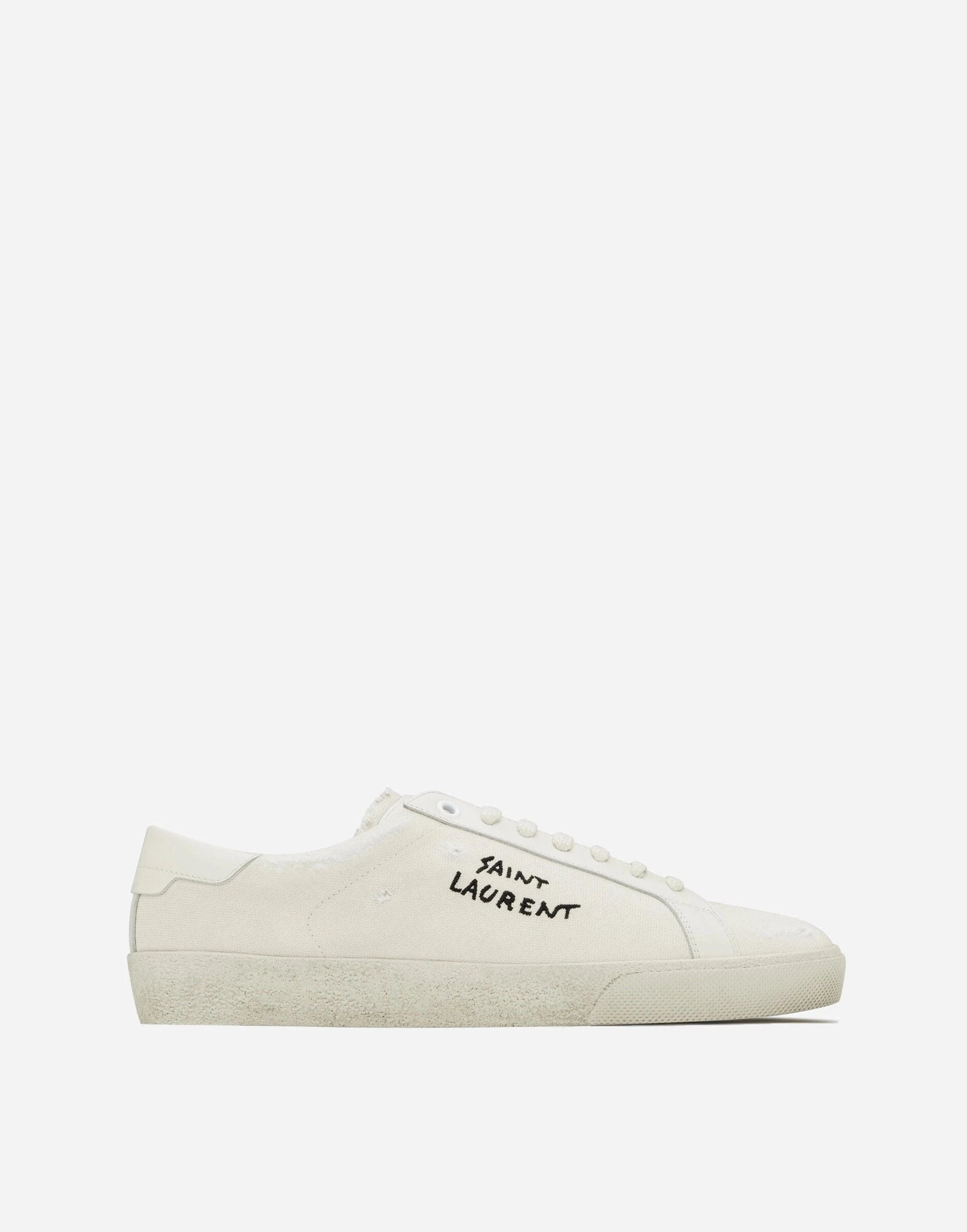 Saint Laurent Court Classic Sl/06 Embroidered Sneakers | Sendegaro CA