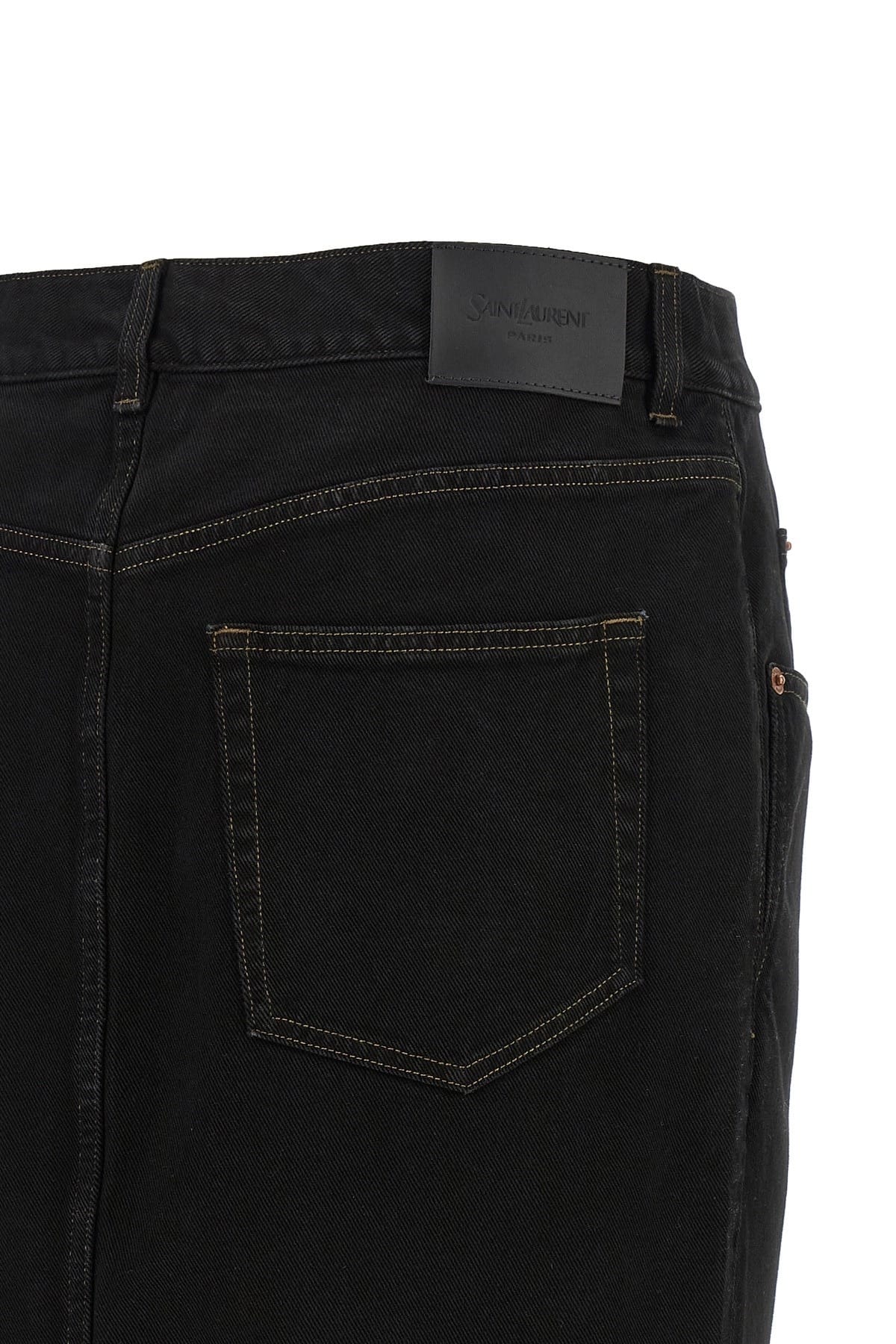 Saint Laurent Saint Laurent Denim Pencil Skirt