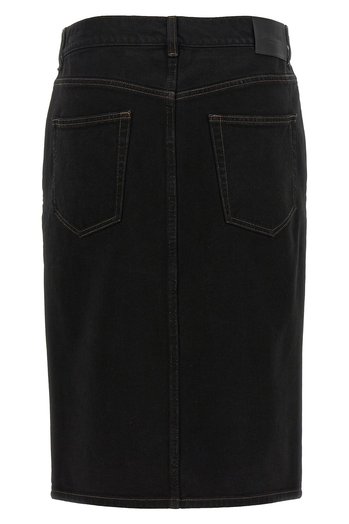 Saint Laurent Saint Laurent Denim Pencil Skirt