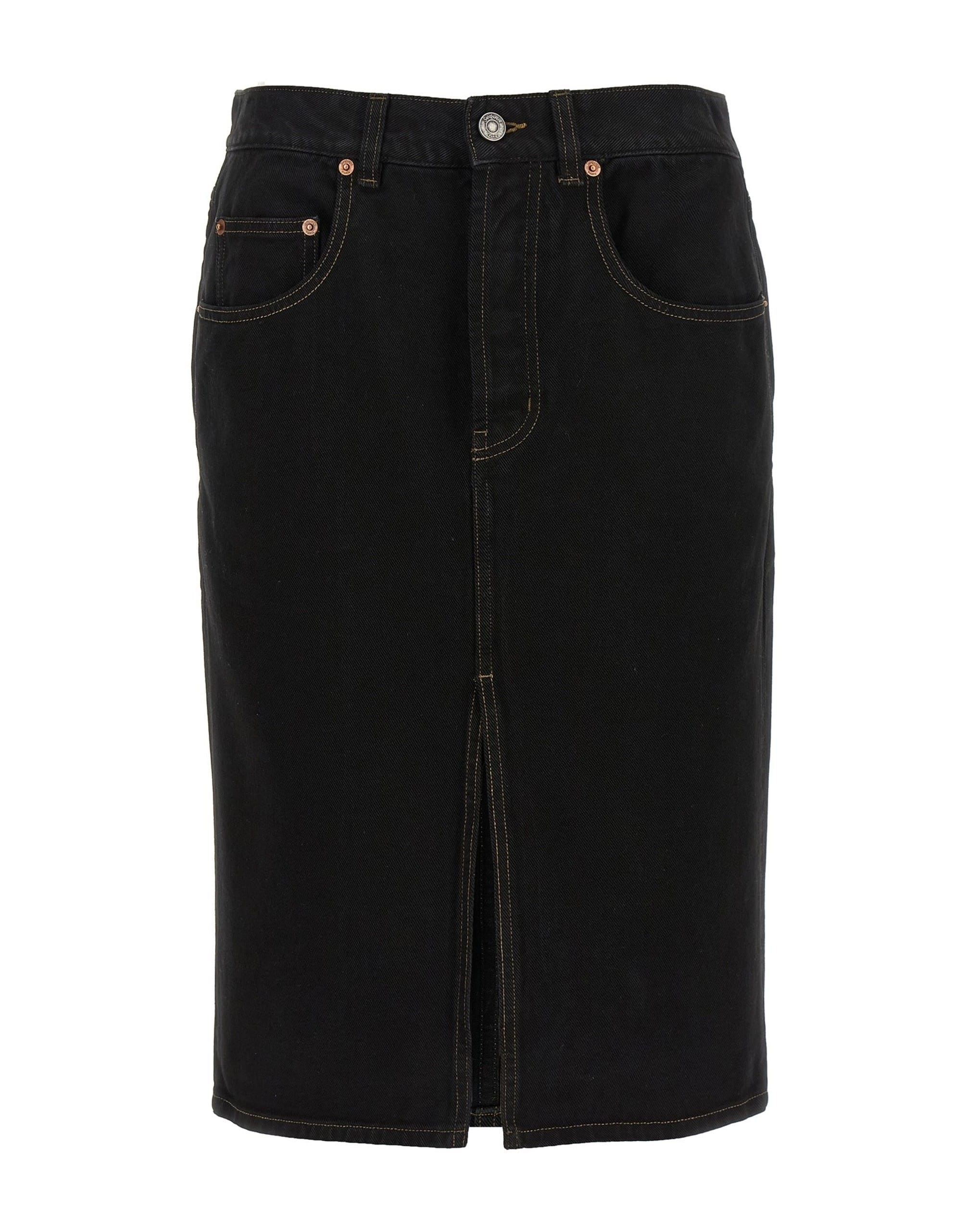 Saint Laurent Saint Laurent Denim Pencil Skirt