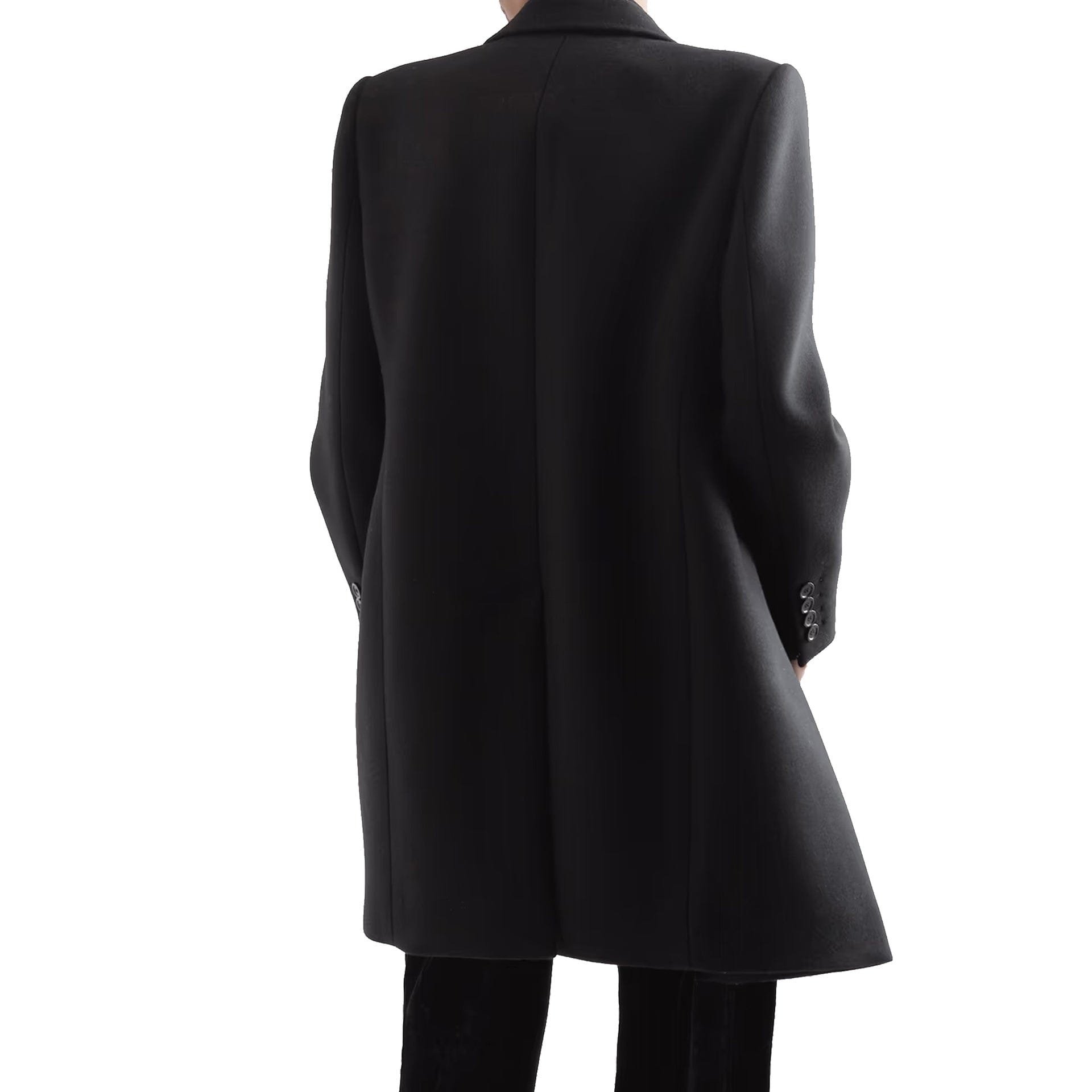 Saint Laurent ダブルブレスト ウールコート | Sendegaro JP