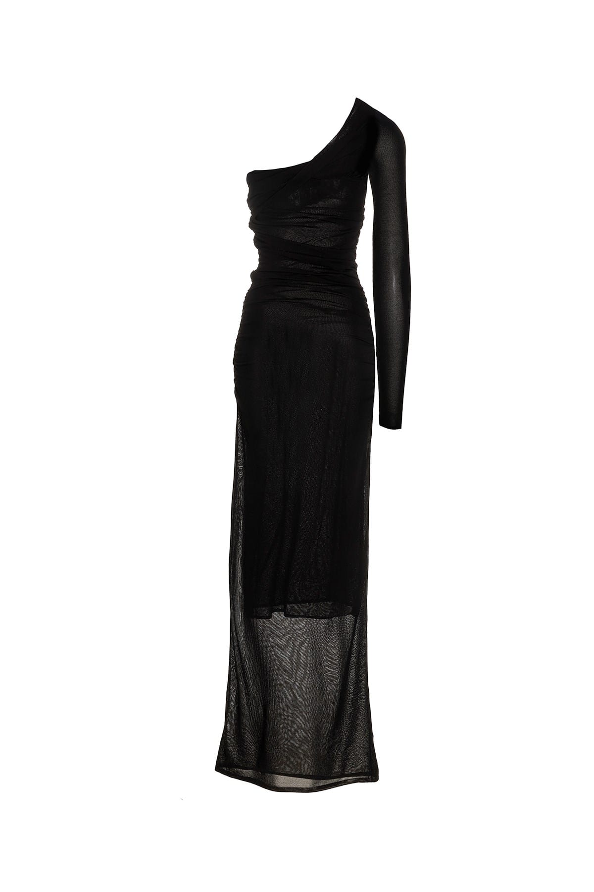 Saint Laurent Gedrapeerde Lange Jurk - alternate view