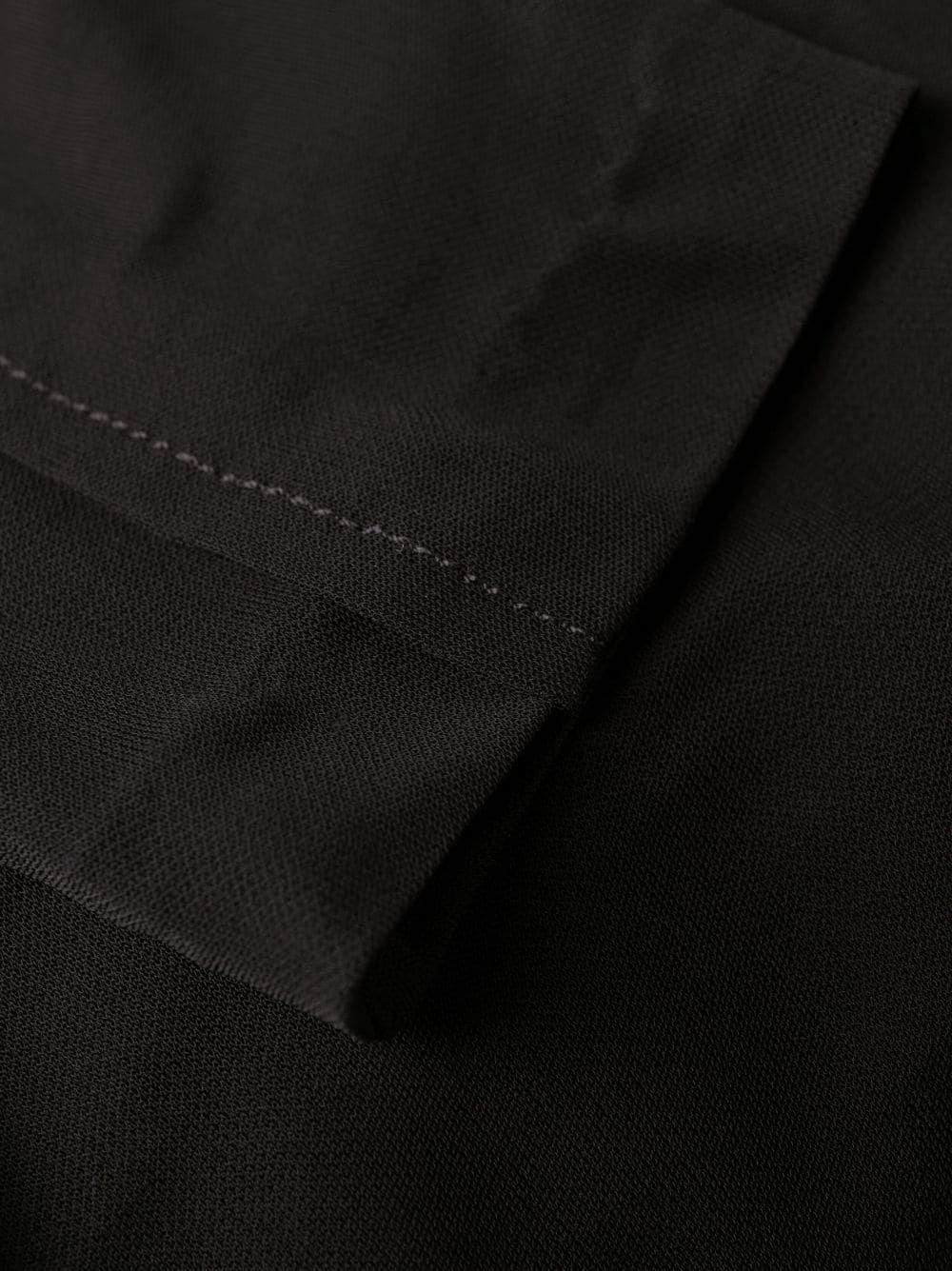 Saint Laurent Draped V-Neck Minidress