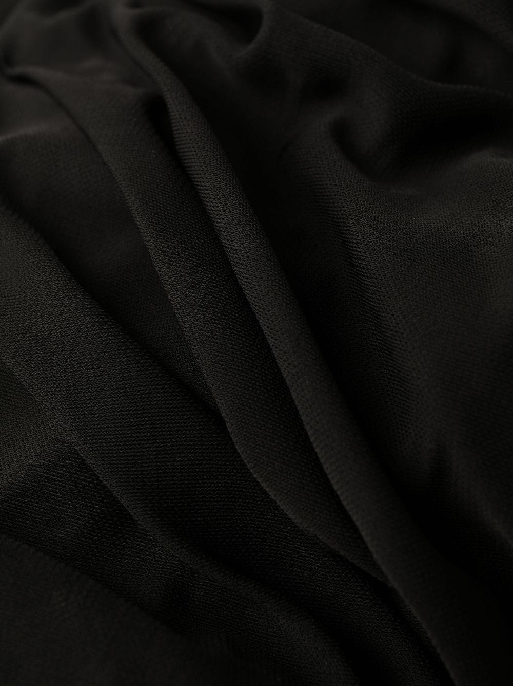 Saint Laurent Draped V-Neck Minidress