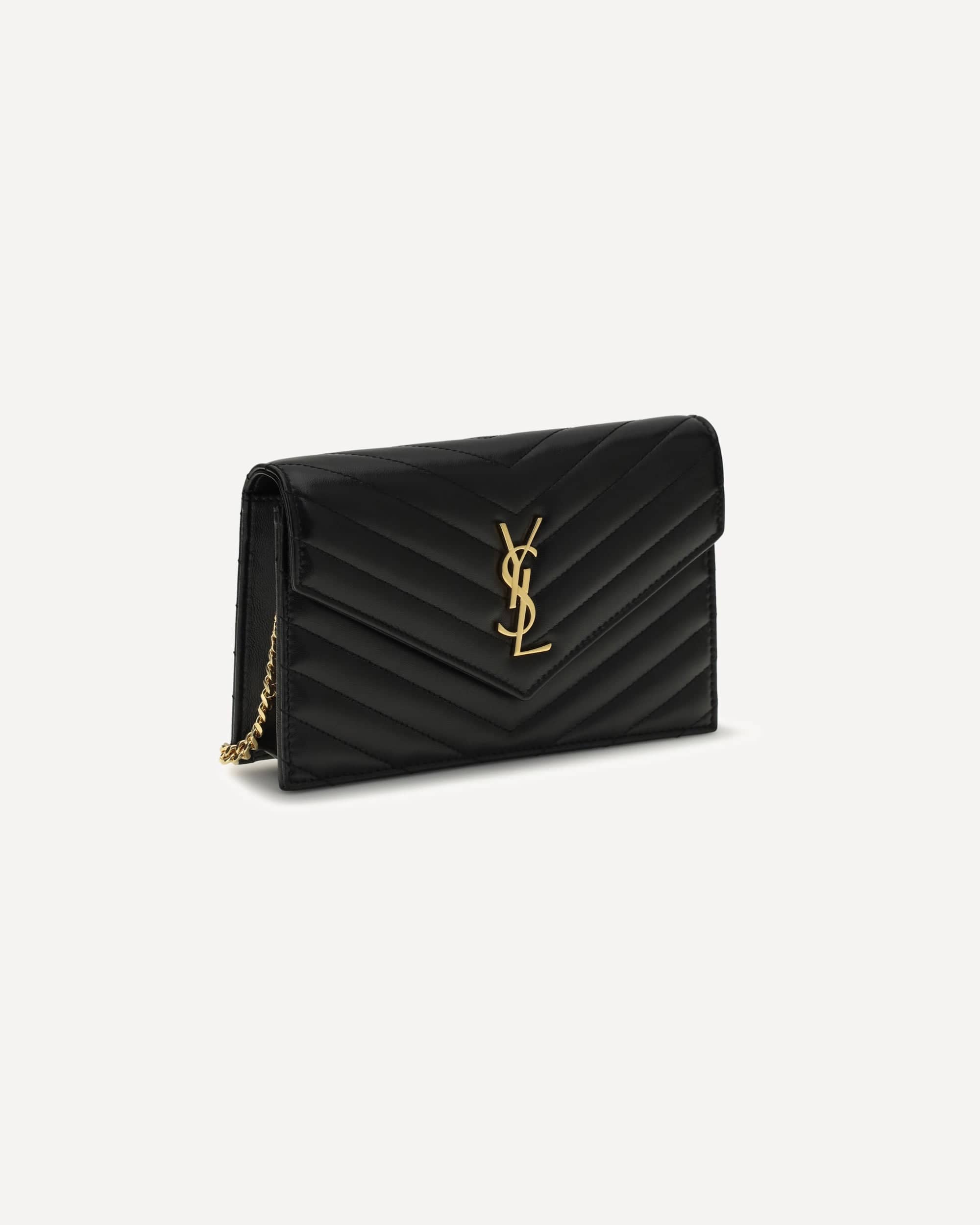 Saint Laurent Envelope Cassandre Monogram Wallet