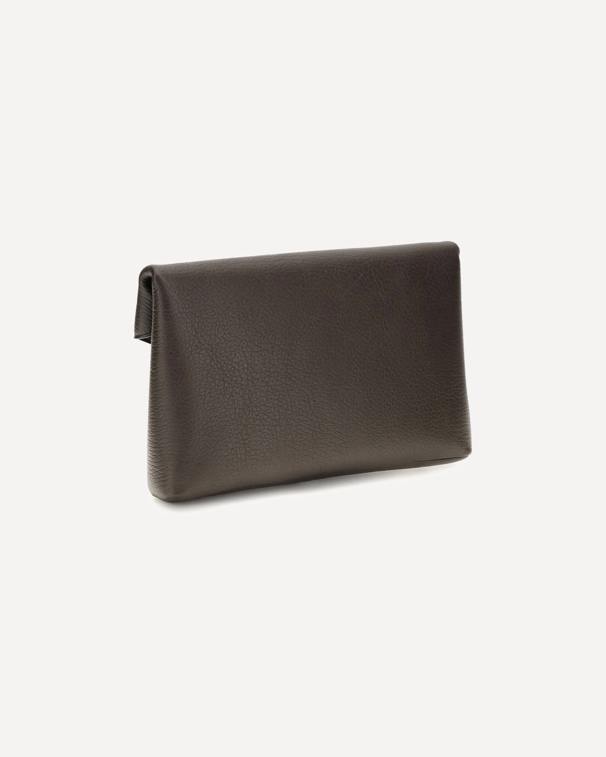 Saint Laurent Envelope Leather Clutch