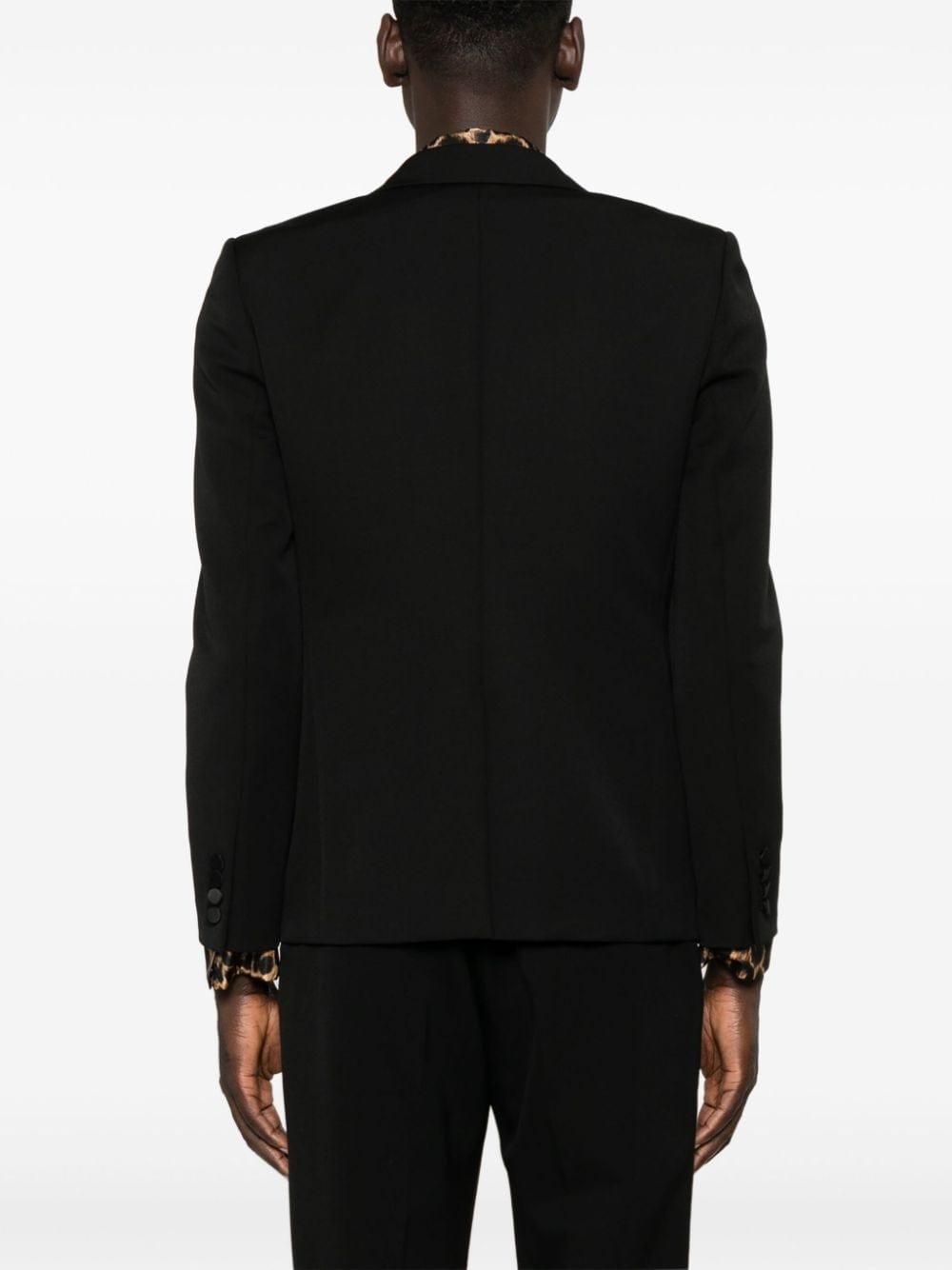 Saint Laurent Grain De Poudre Tuxedo Jacket