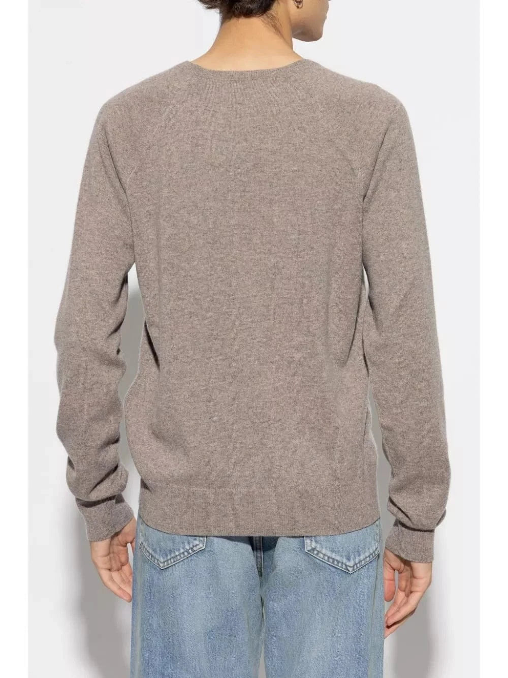 Saint Laurent Grey Cassandre Cashmere Sweater