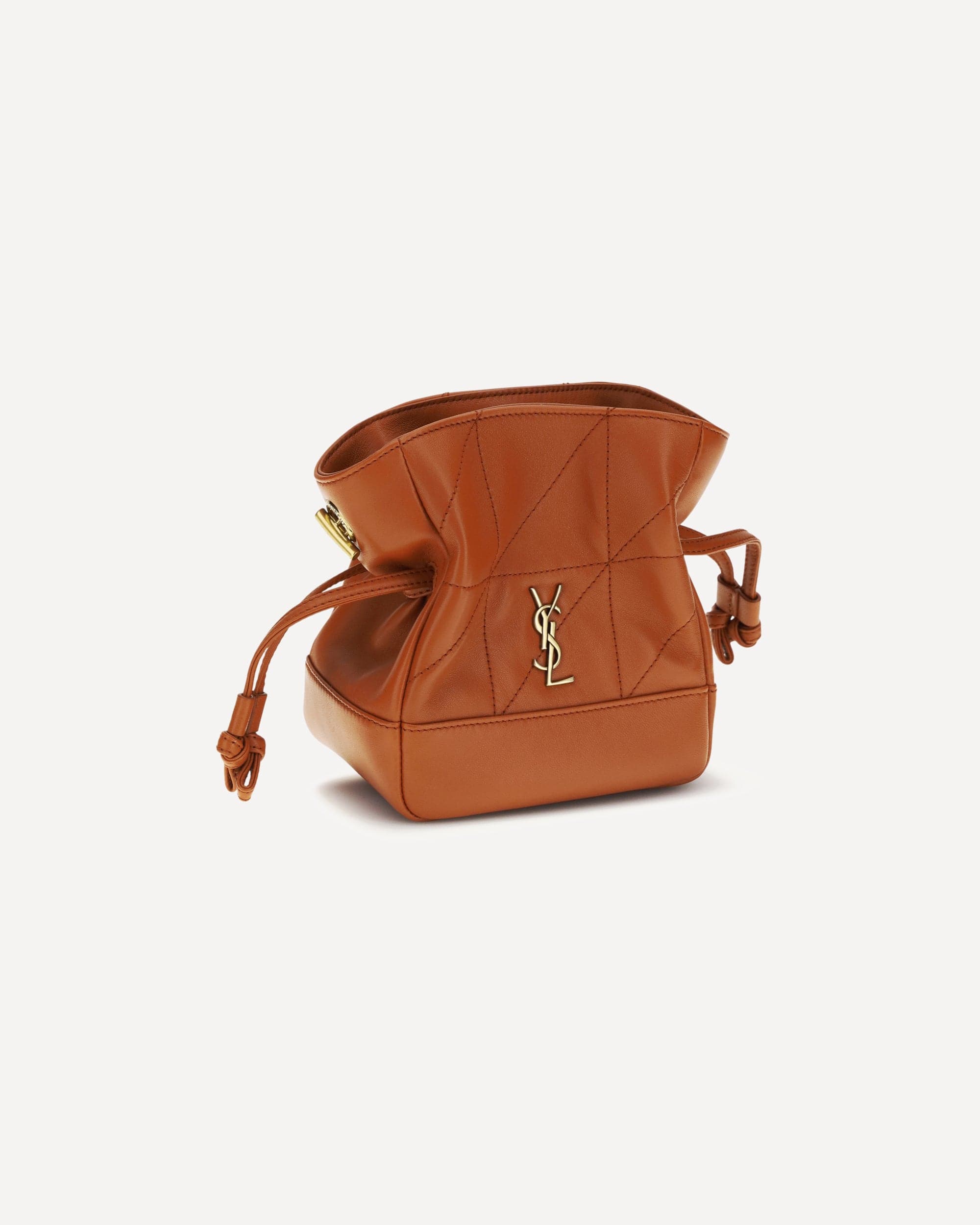 Saint Laurent Jamie Mini Leather Clutch Bag - alternate view