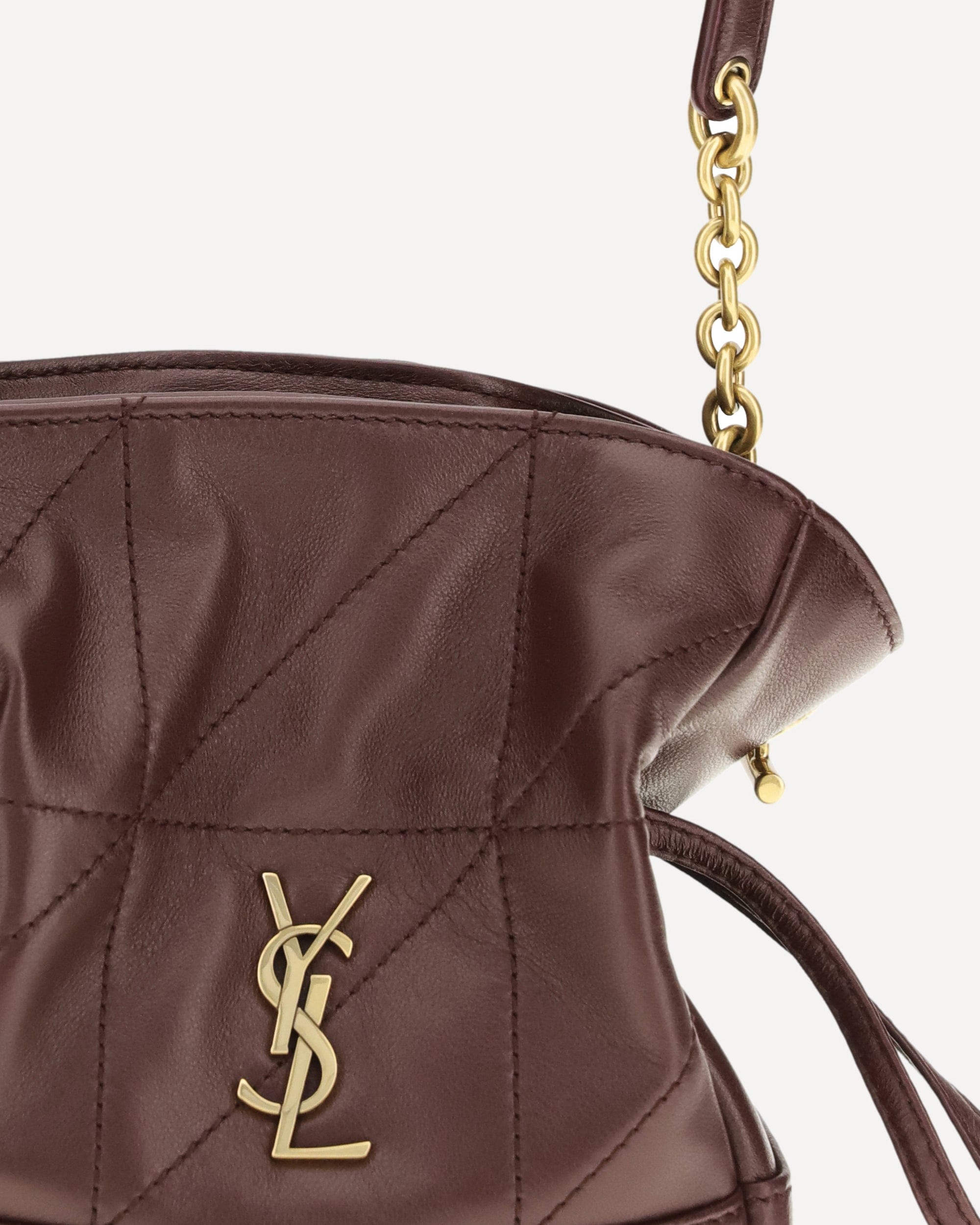Saint Laurent Jamie Mini Leather Clutch Bag