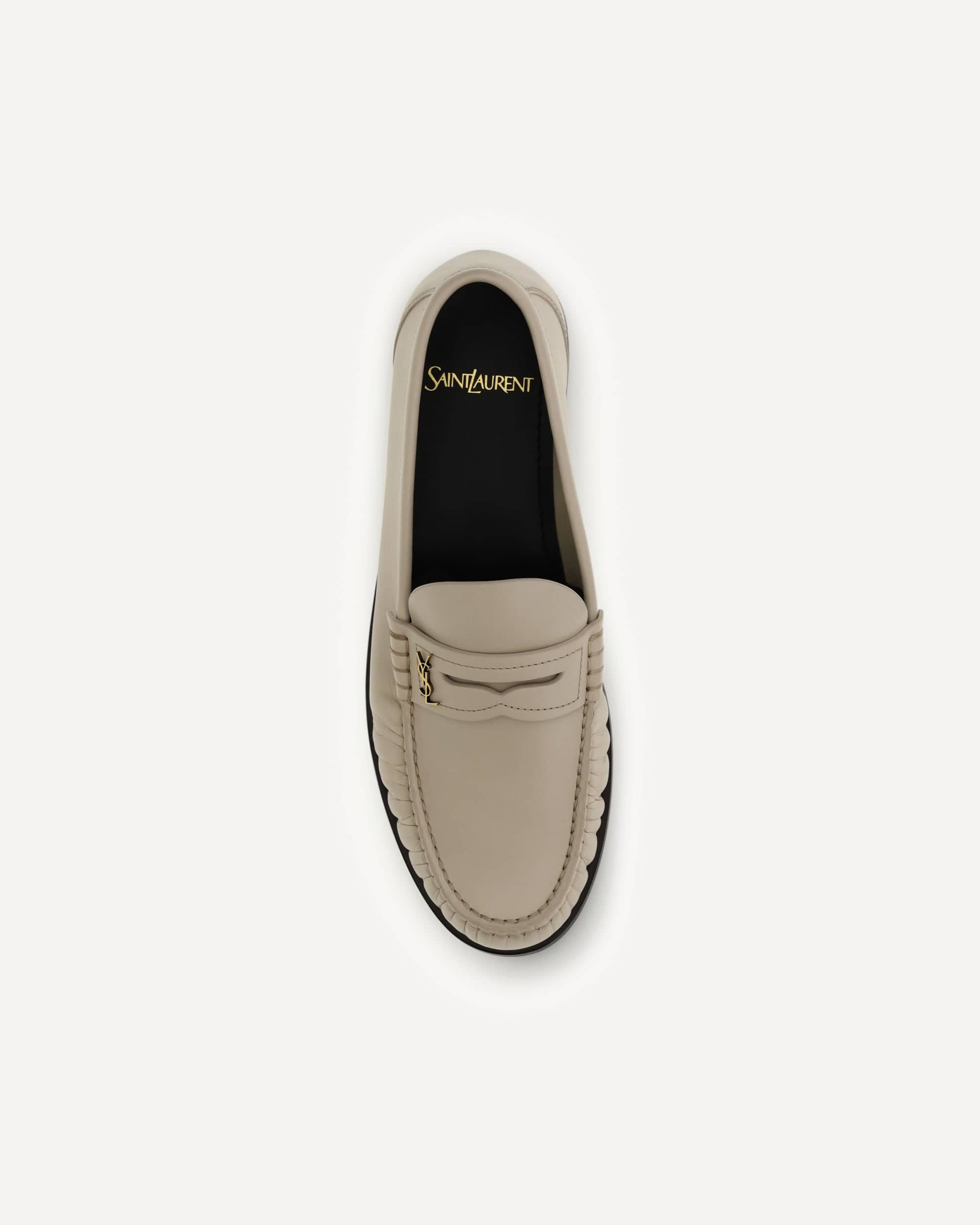 Saint Laurent Laurent Loafers With Cassandre Decoration