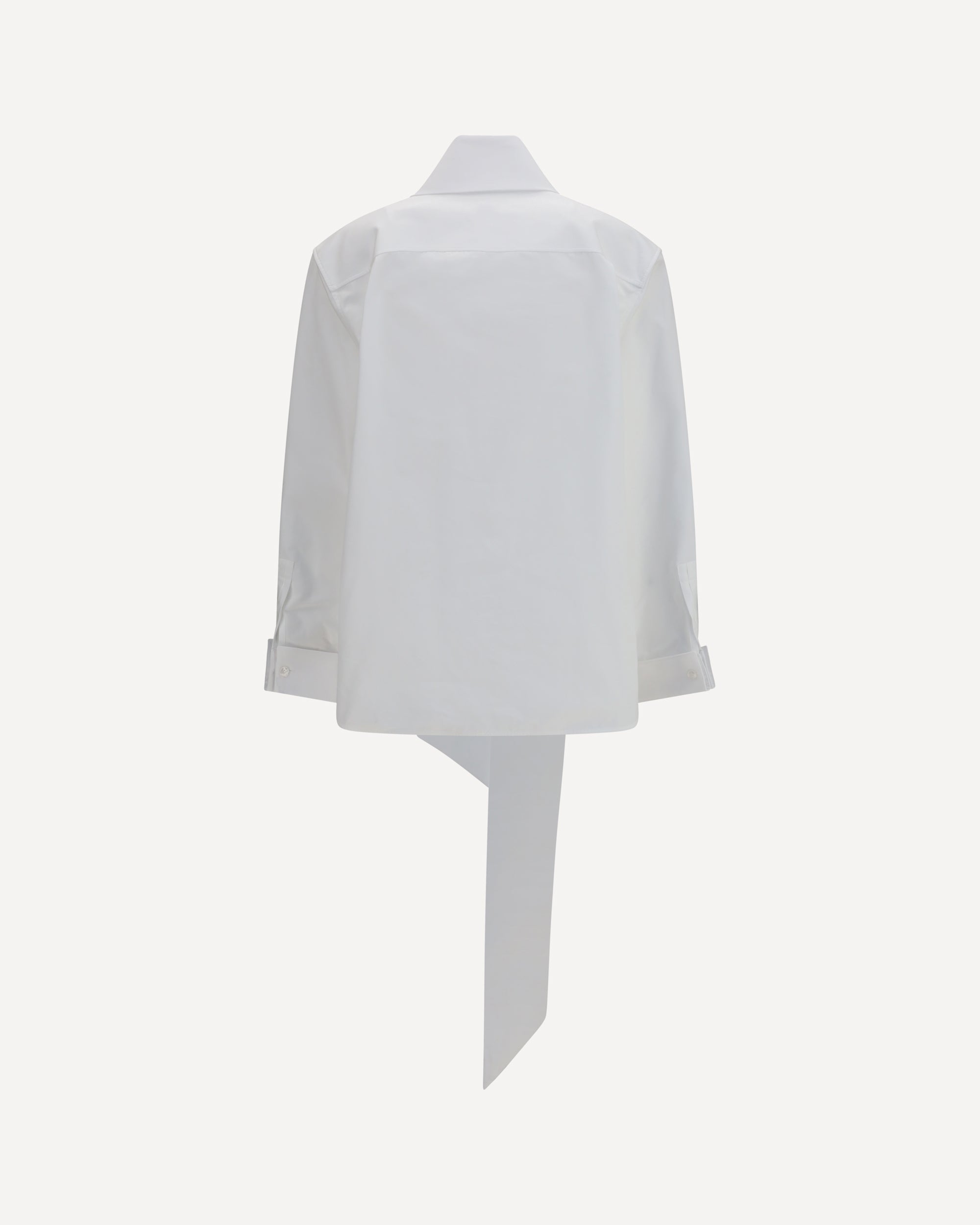 Saint Laurent Lavallière Collar Cotton Poplin Shirt - alternate view