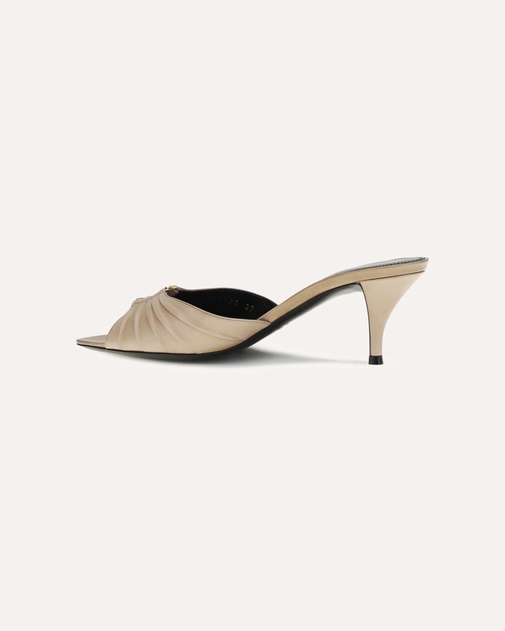 Saint Laurent Leather Babylone Mules
