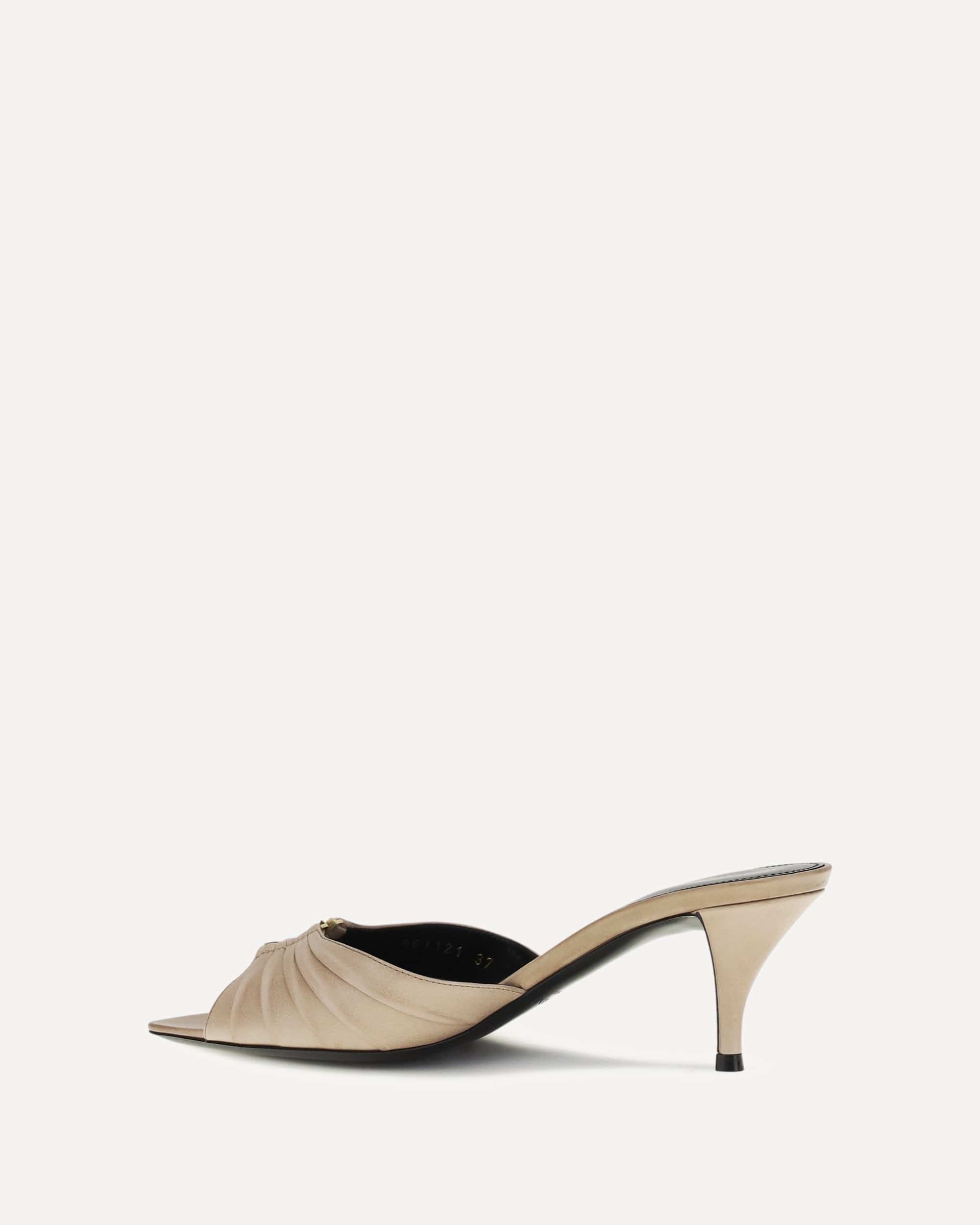 Saint Laurent Leather Babylone Mules - alternate view