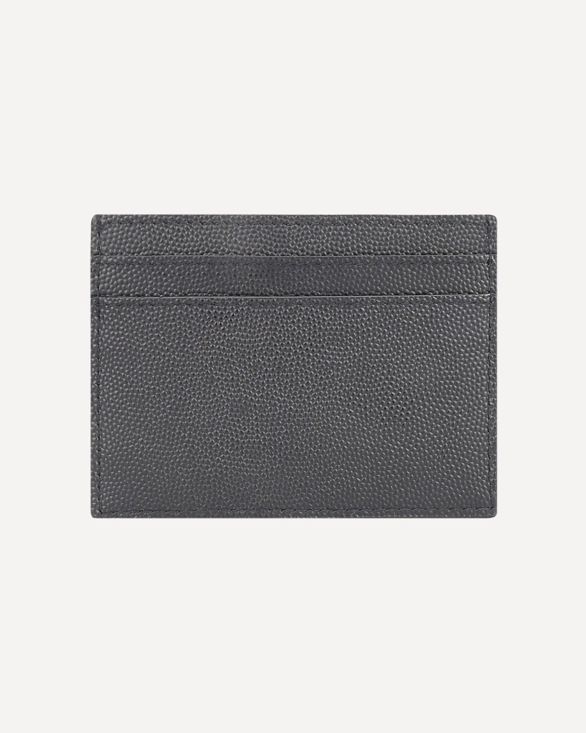 Saint Laurent Leather Cardholder With Logo