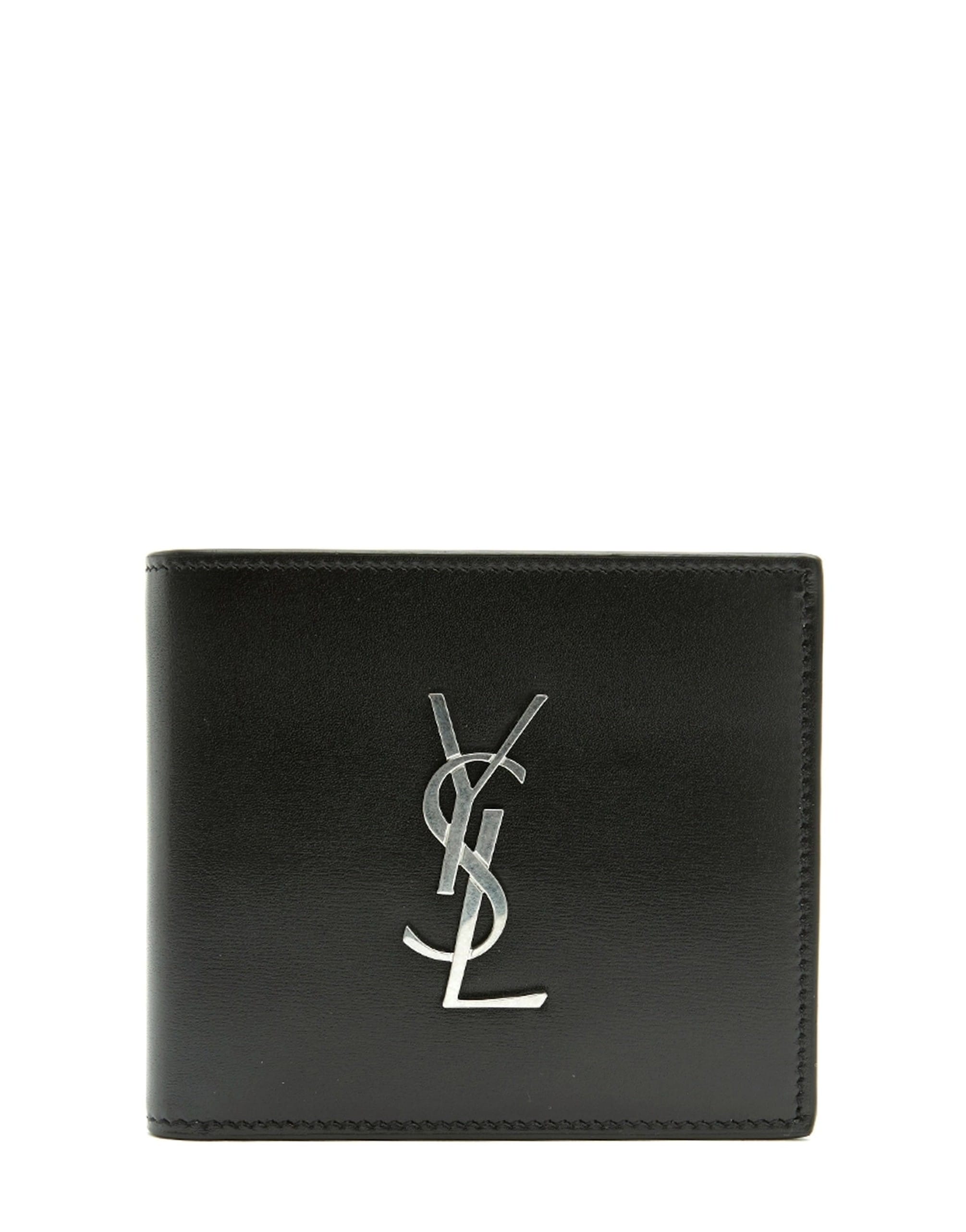 Saint Laurent Saint Laurent Leather Logo Wallet