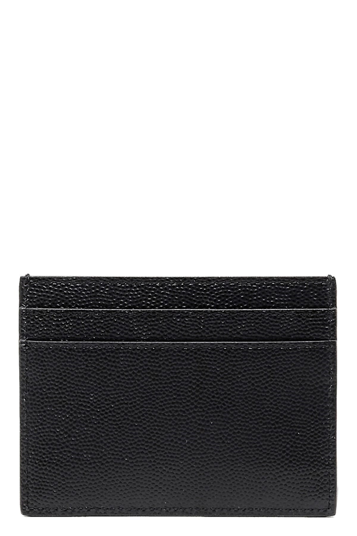 Saint Laurent Logo Print Card Holder - alternate view