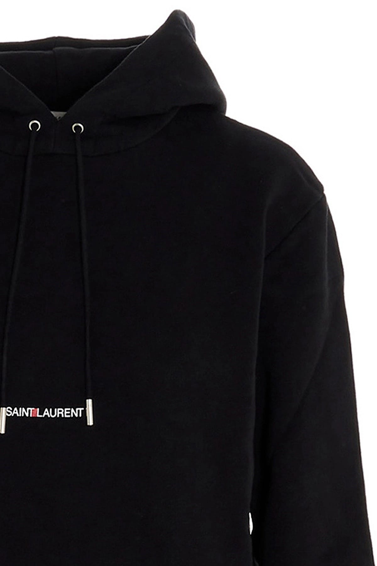 Saint Laurent Saint Laurent Logo Print Hoodie