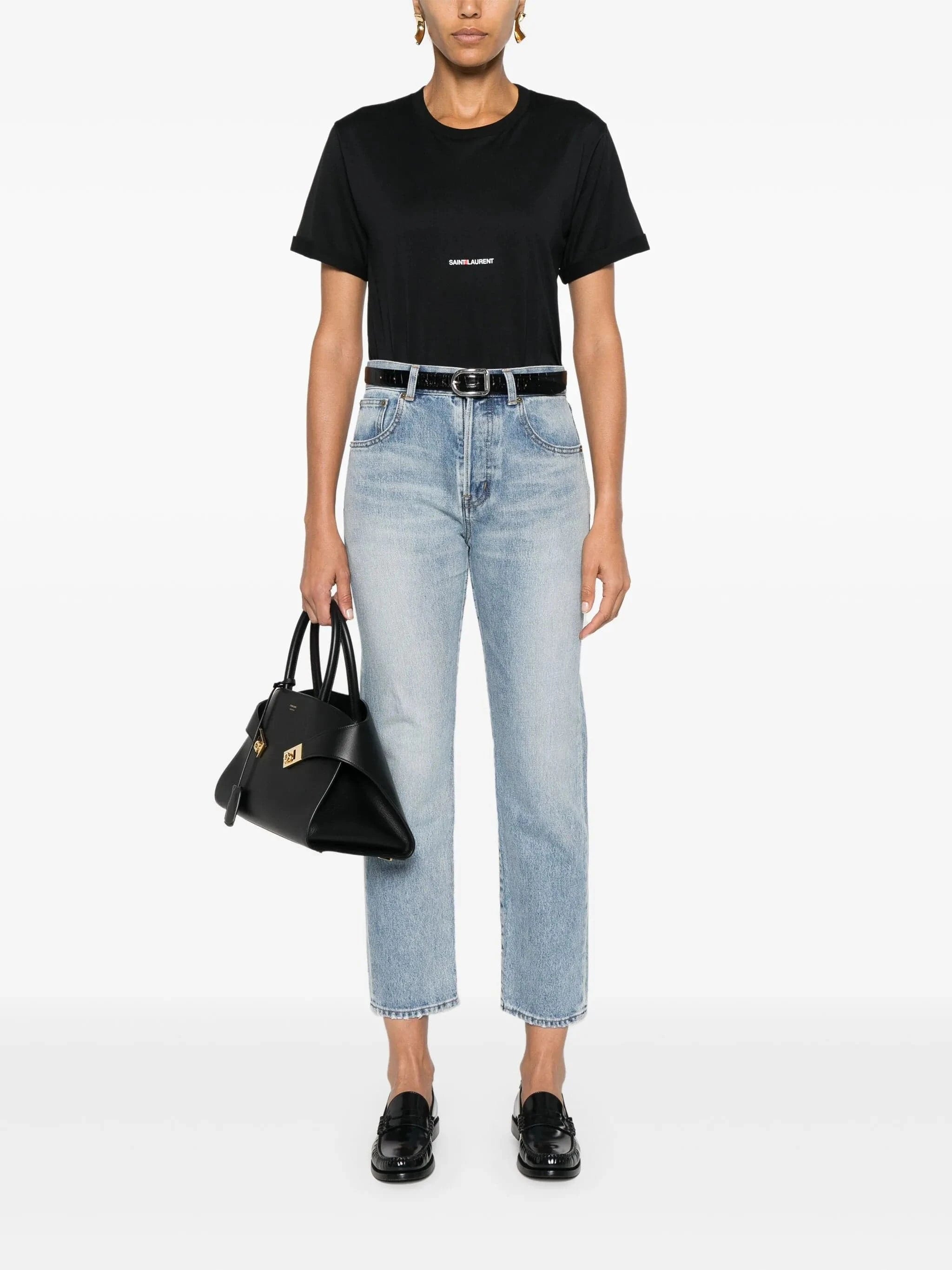 Saint Laurent Logo-Print T-Shirt