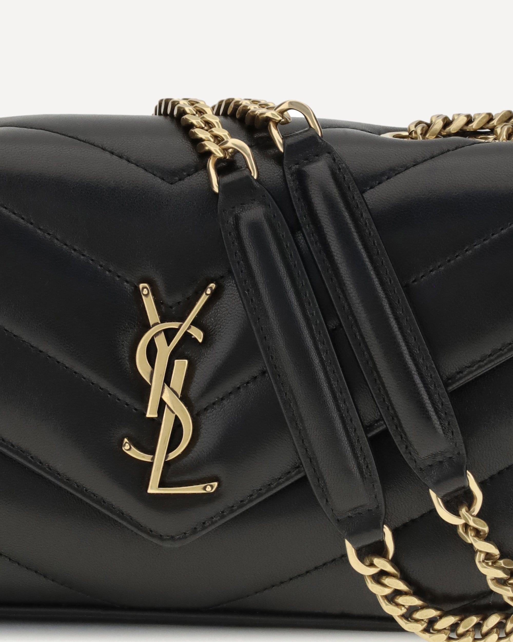 Saint Laurent Loulou Shoulder Bag With Quilted Design