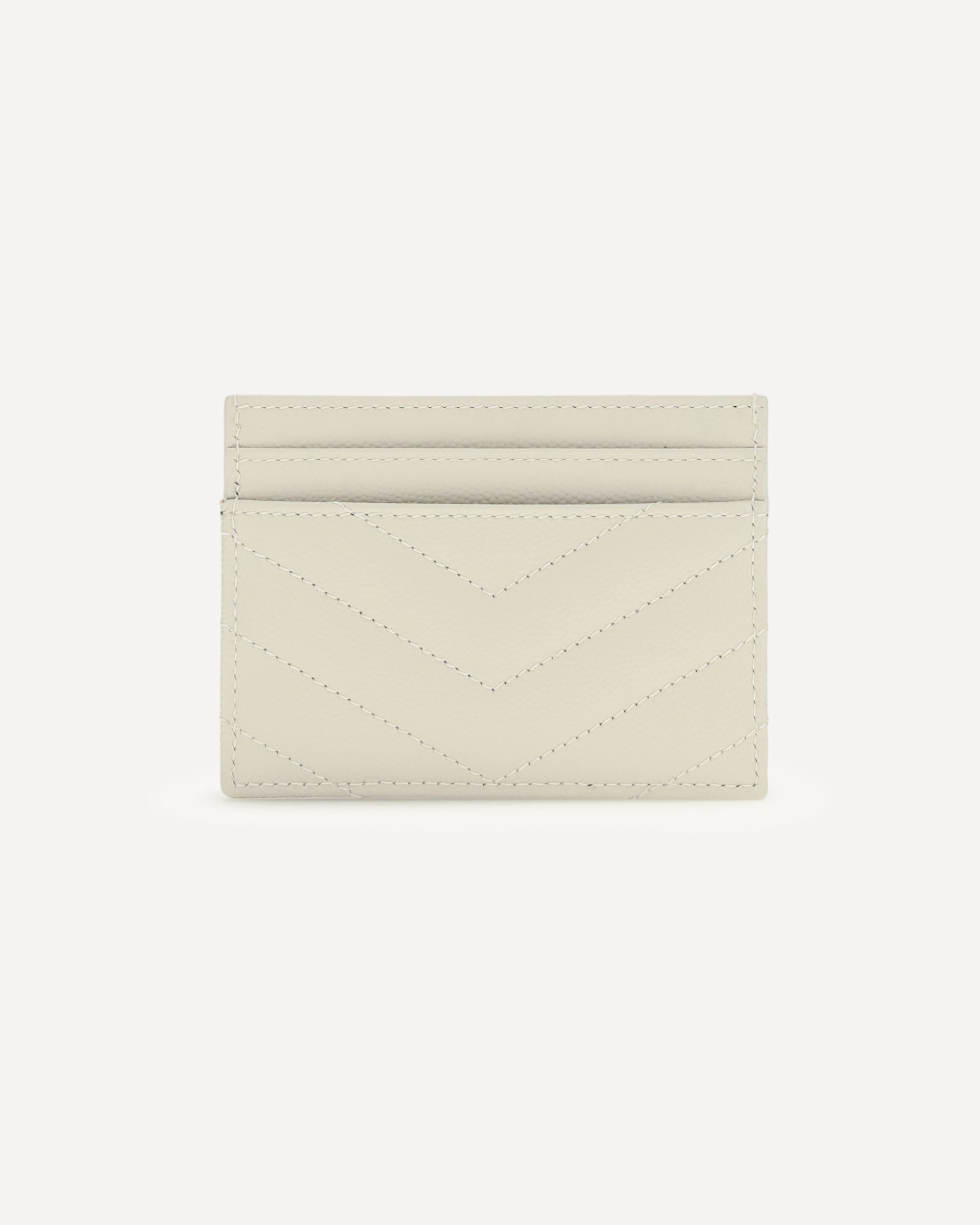 Saint Laurent Matelassé Leather Cardholder
