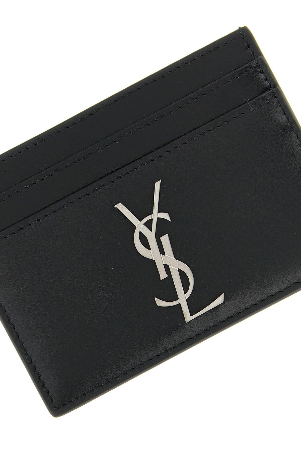 Saint Laurent Saint Laurent Monogramme Leather Card Holder