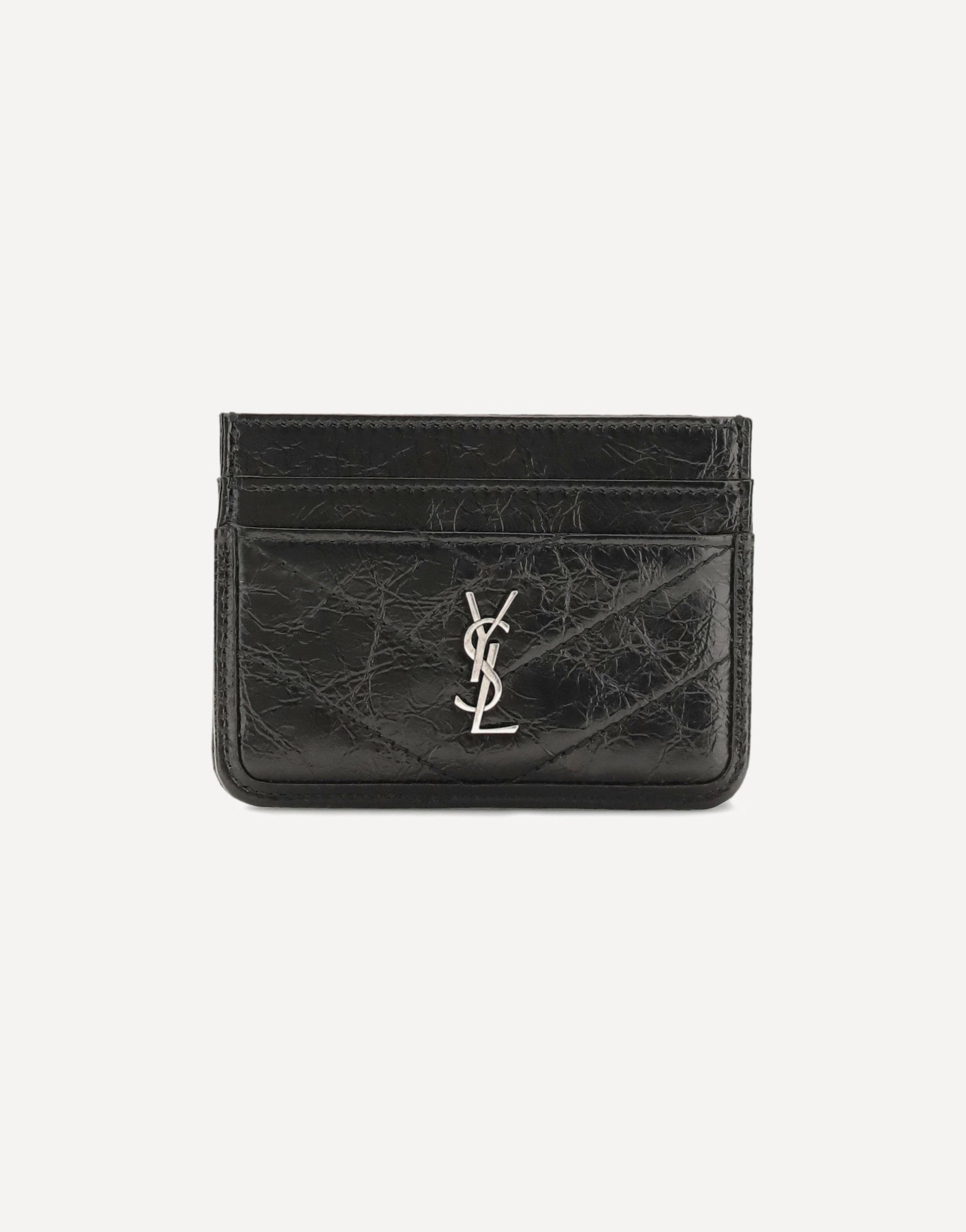 Saint Laurent Niki Vintage Leather Card Holder