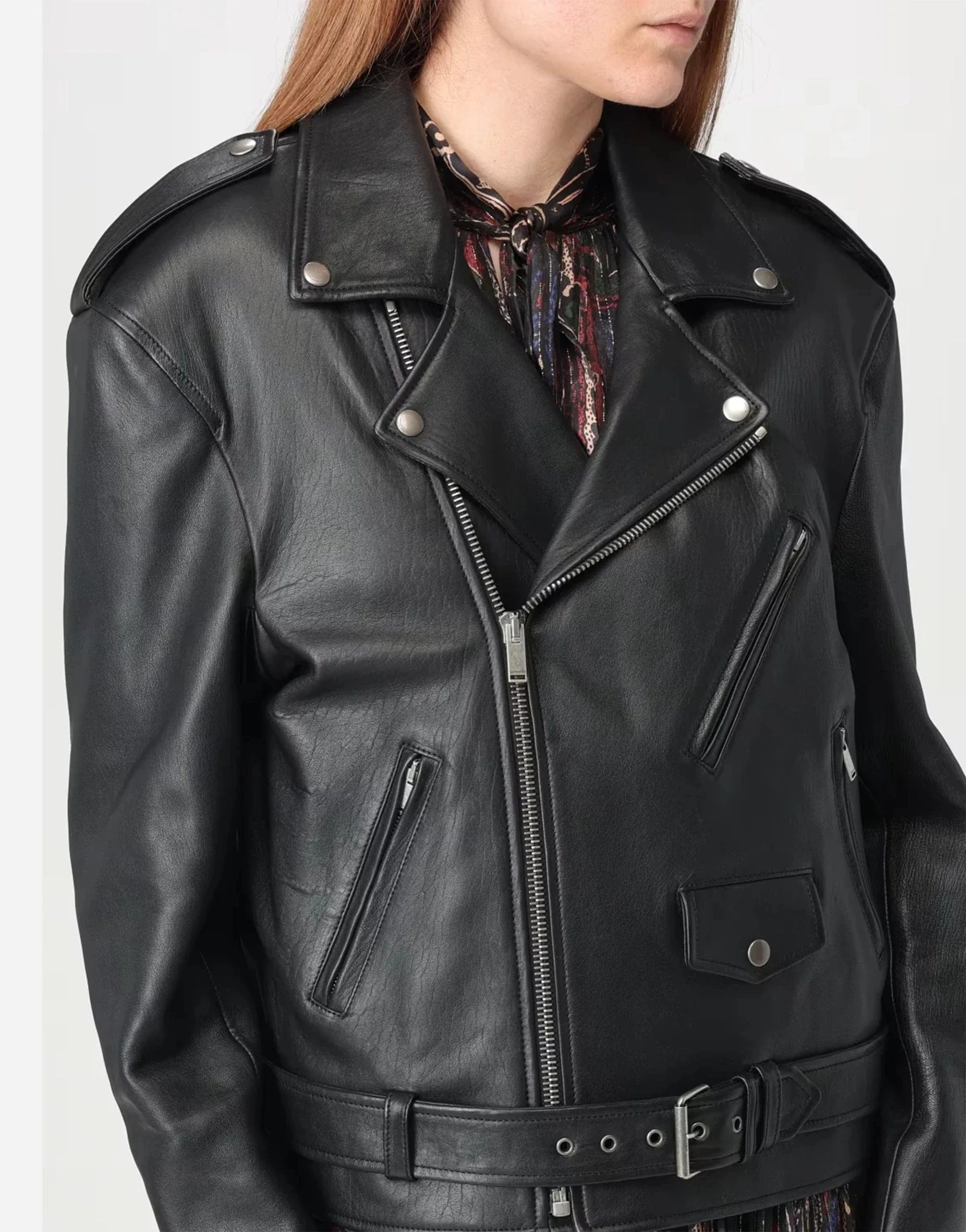 Saint Laurent Padded Leather Jacket