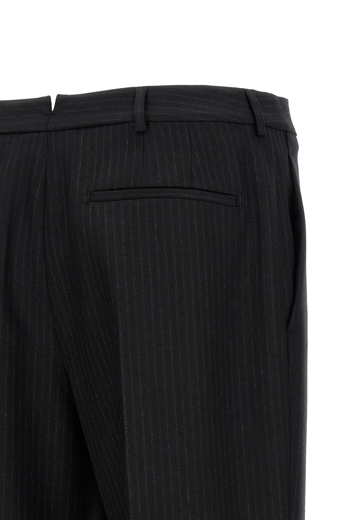 Saint Laurent Saint Laurent Pinstriped Wool Tailored Trousers