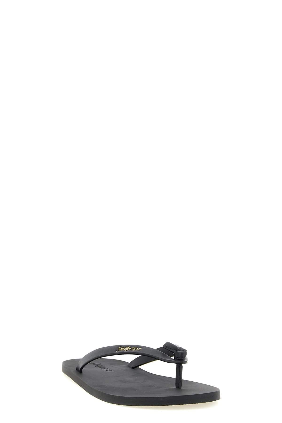 Saint Laurent Pool Thong Sandals - alternate view