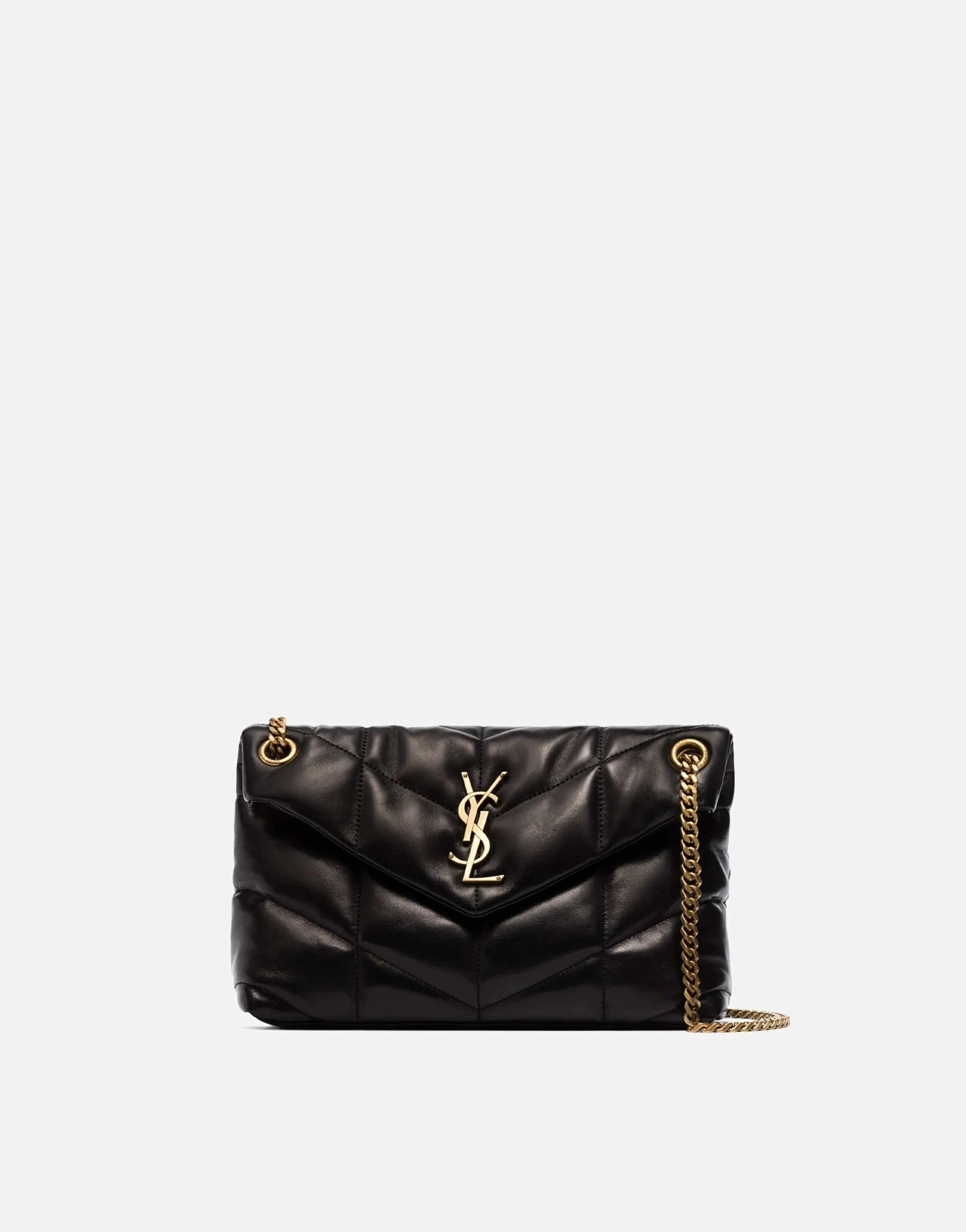 Saint Laurent PUFFER Small Leather Shoulder Bag