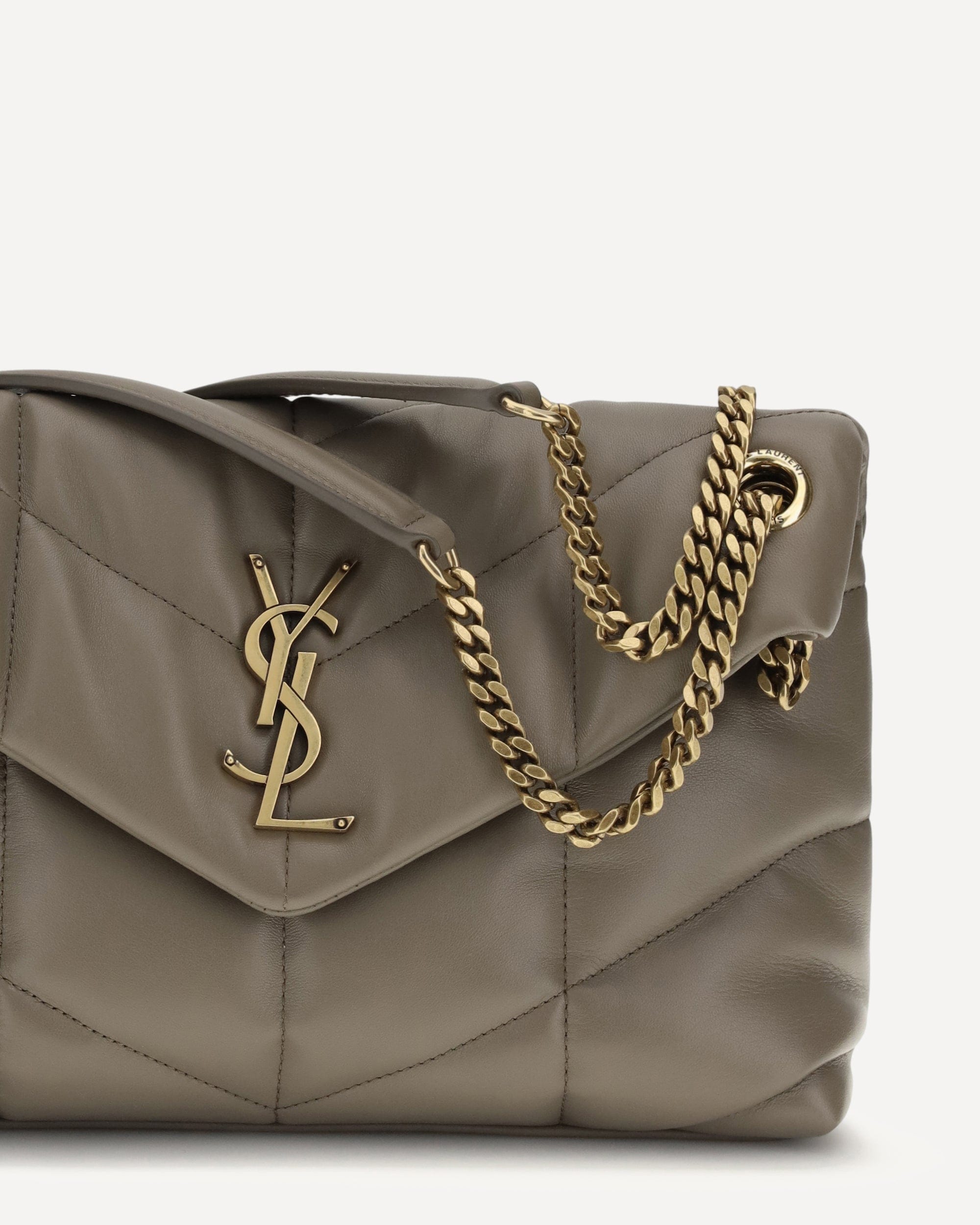 Saint Laurent Puffer Toy Lambskin Shoulder Bag