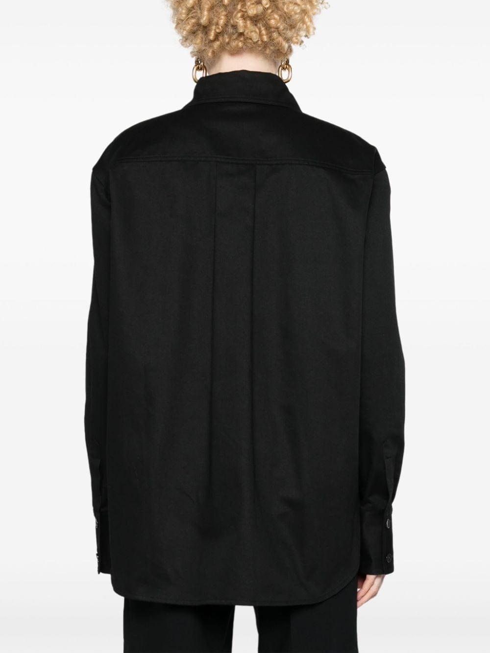 Saint Laurent Saharienne Long-Sleeve Shirt